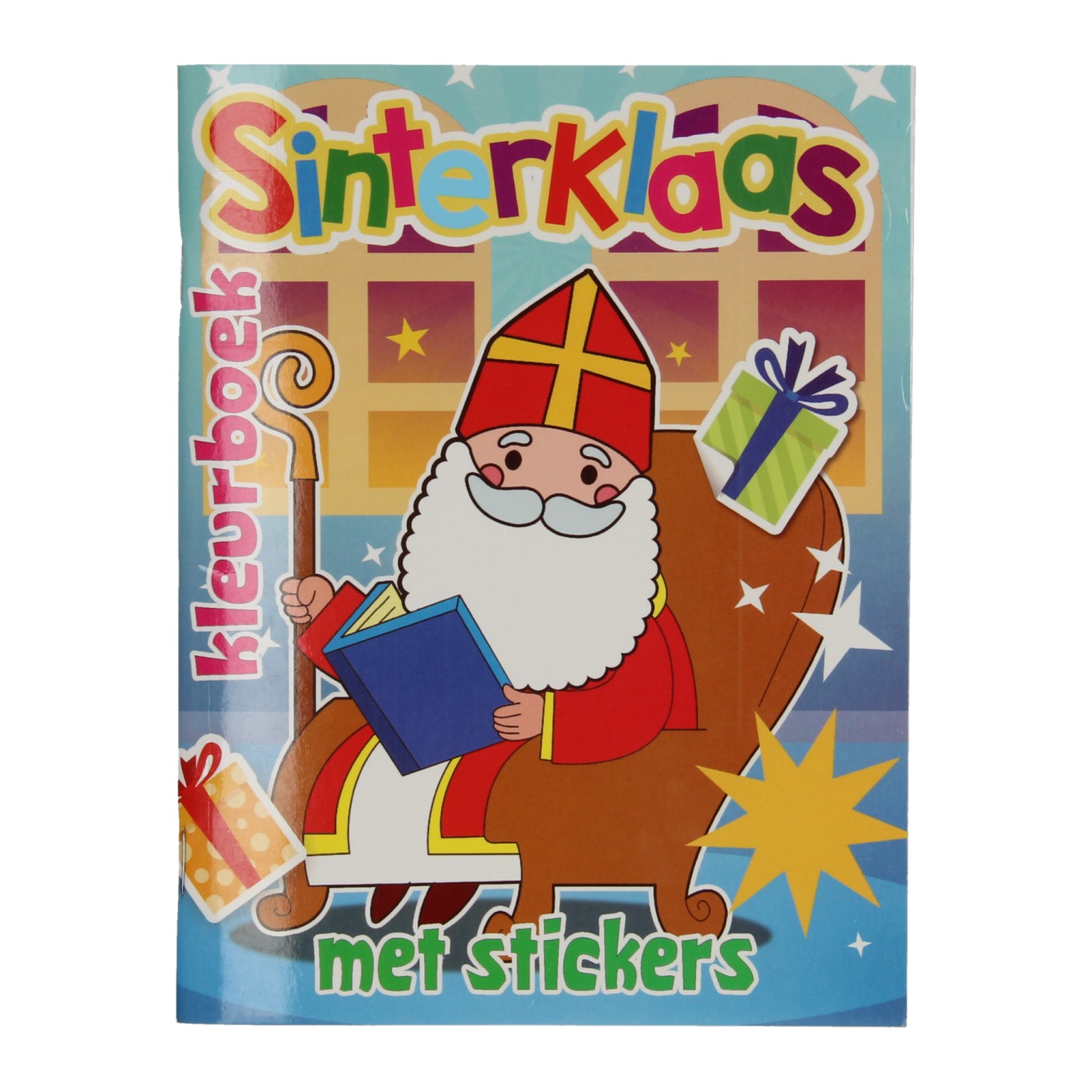 Livre de coloriage Sinterklaas avec autocollants