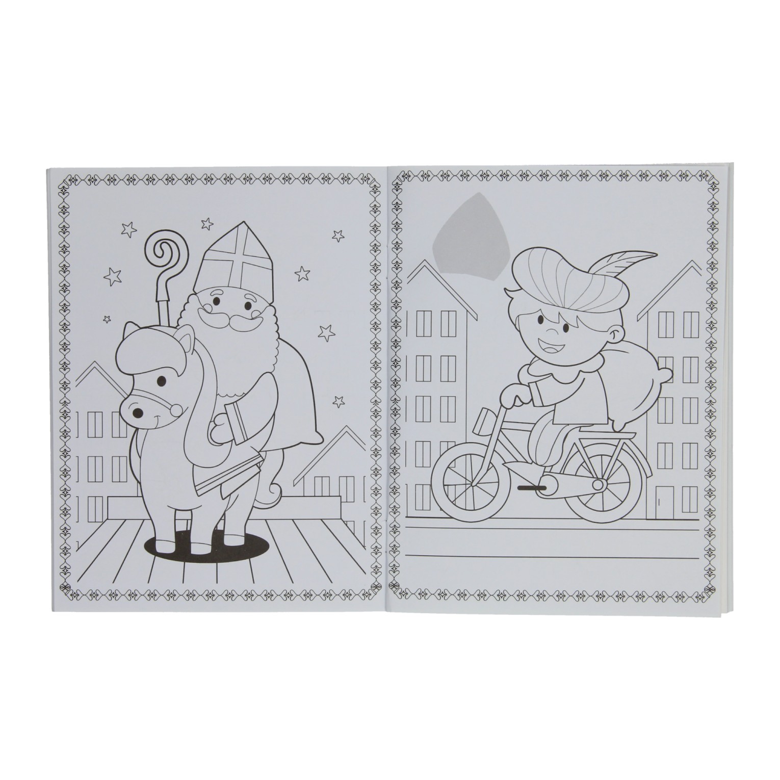 Livre de coloriage Sinterklaas avec autocollants