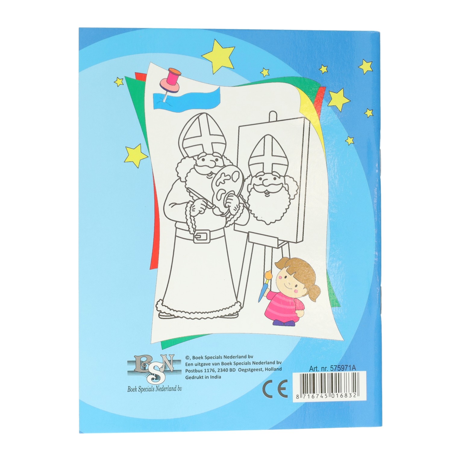 Sinterklaas Kleurboek met Stickers