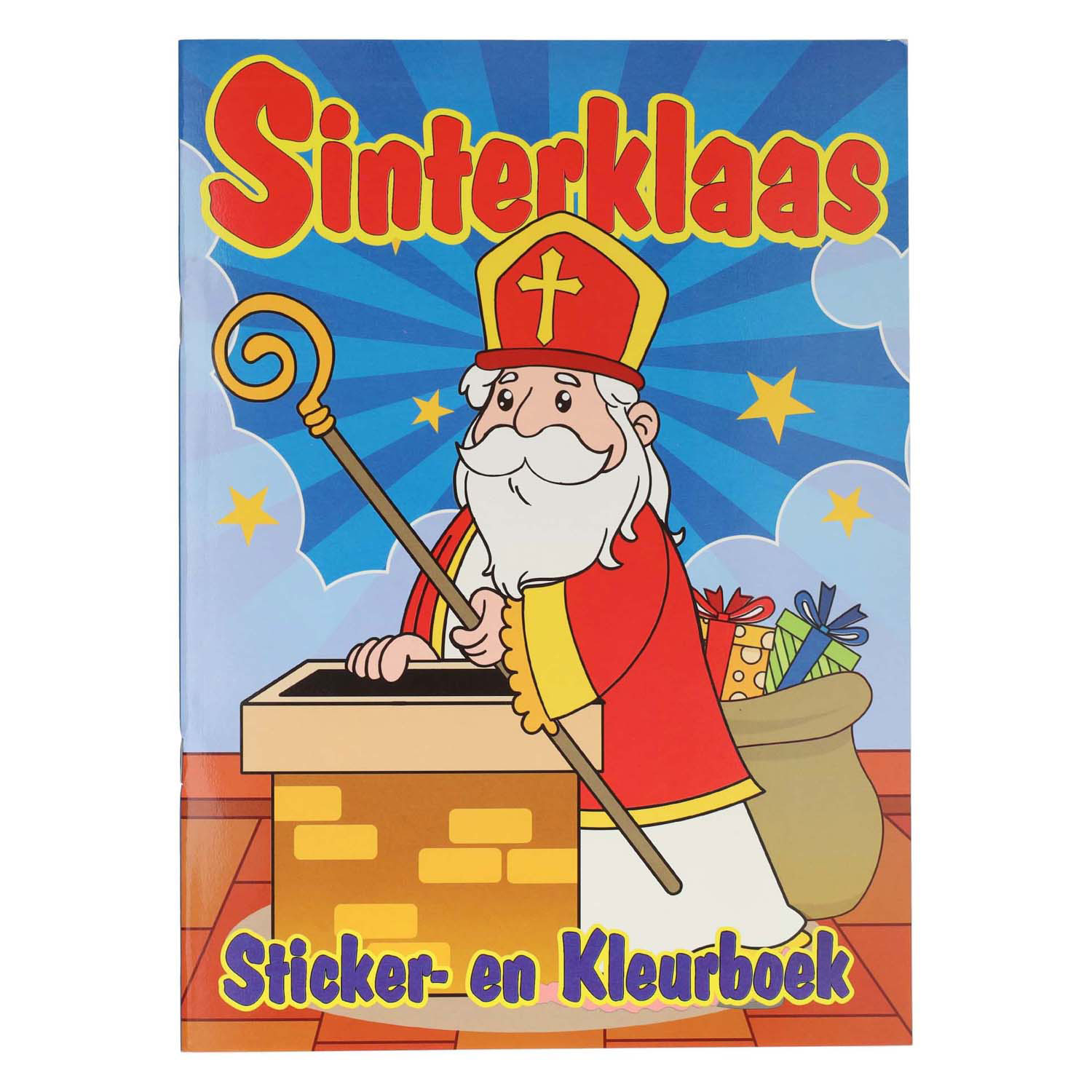 Autocollant et livre de coloriage Sinterklaas