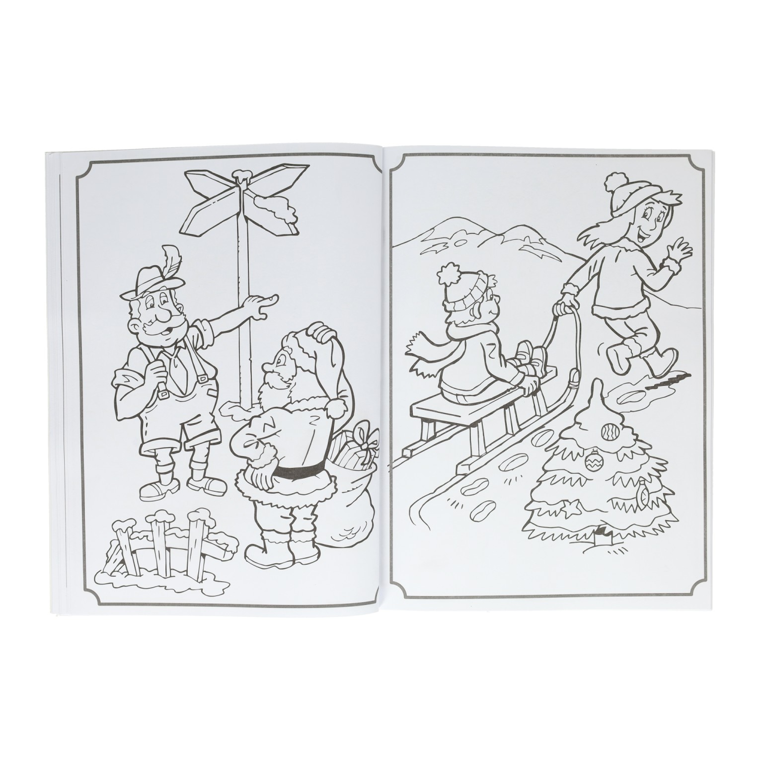 Livre de coloriage de Noël, 48 pages.