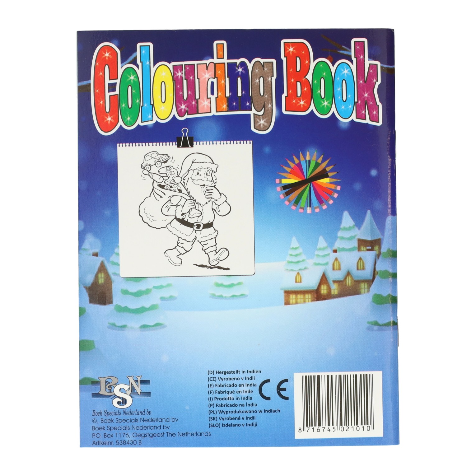 Livre de coloriage de Noël, 64 pages