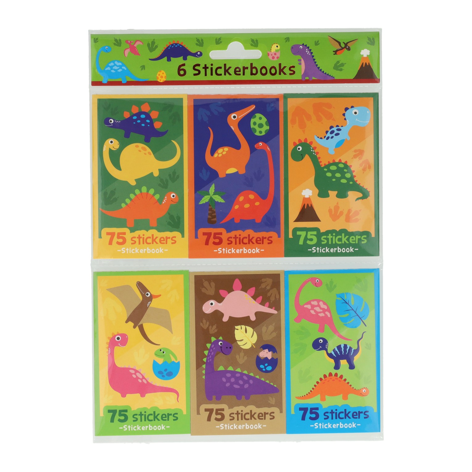 Autocollants Dinosaures à distribuer, 6 pcs.