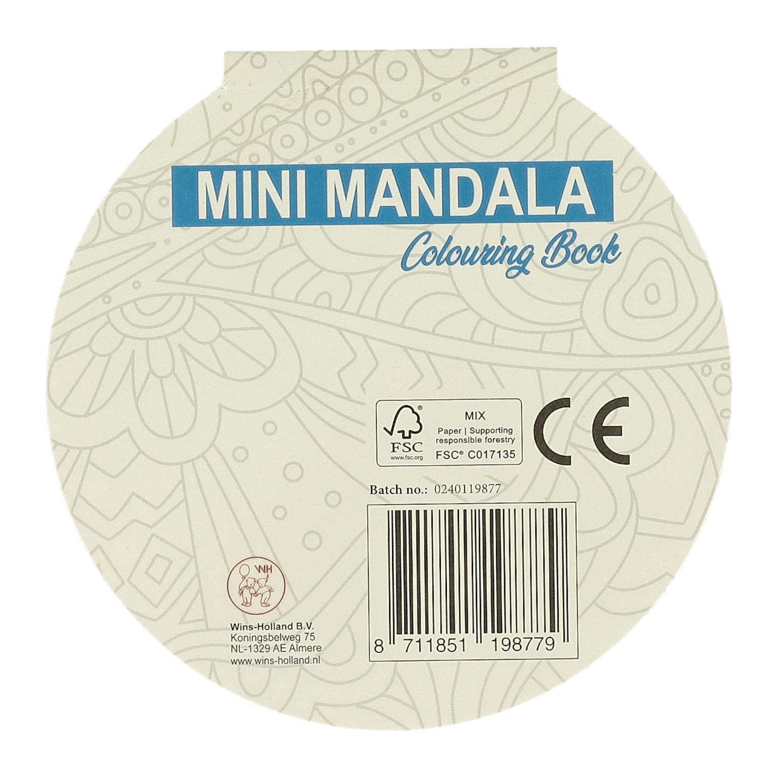 Mini Mandala Kleurboek Rond