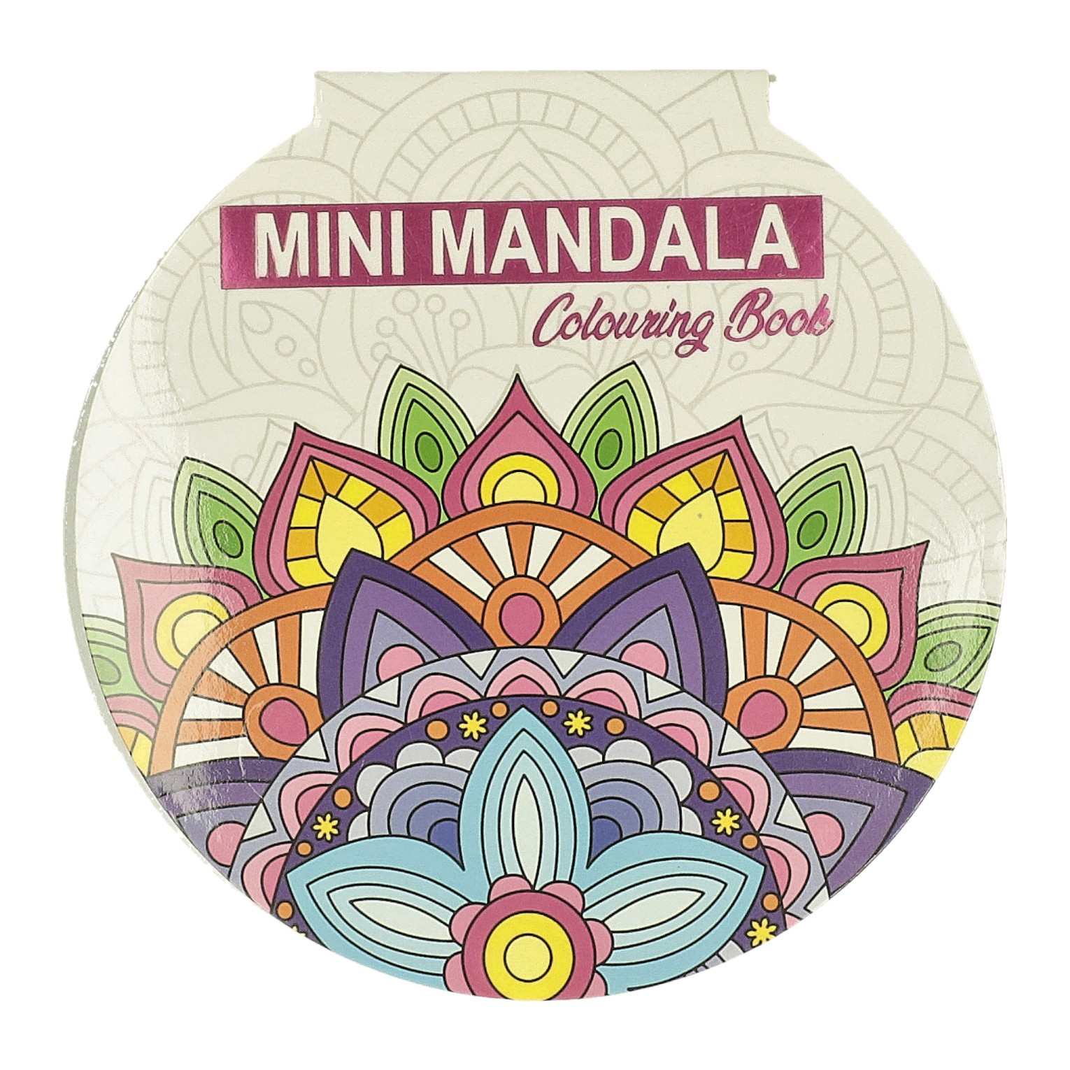 Mini livre de coloriage Mandala rond