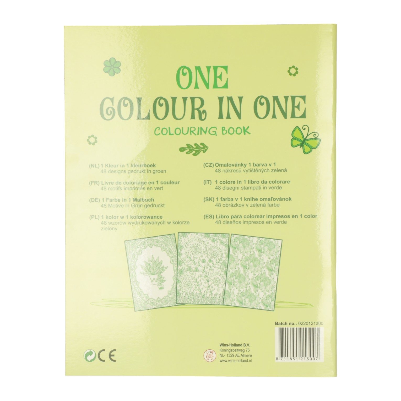 One in One Kleurboek Groen