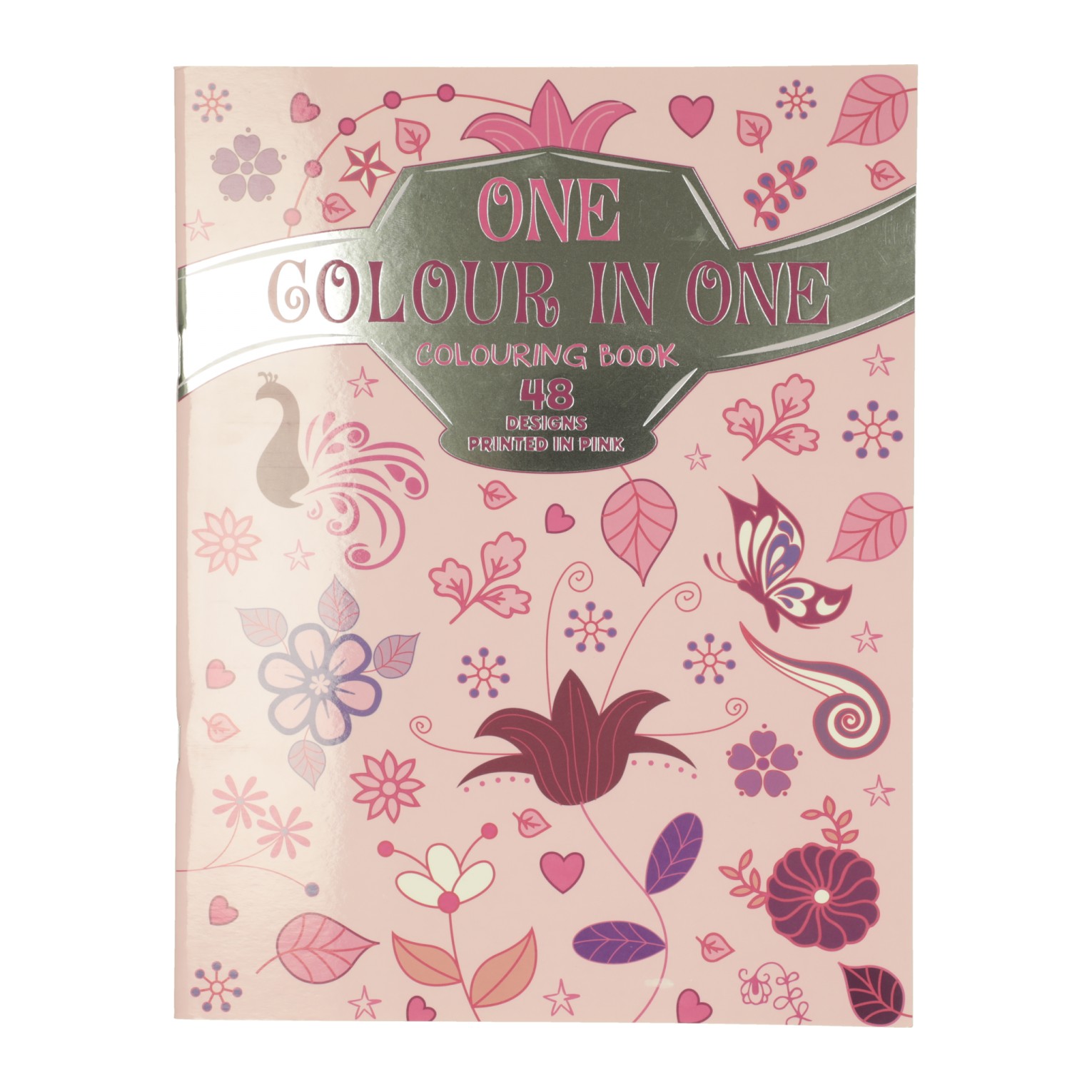 Livre de coloriage 1 en 1 rose