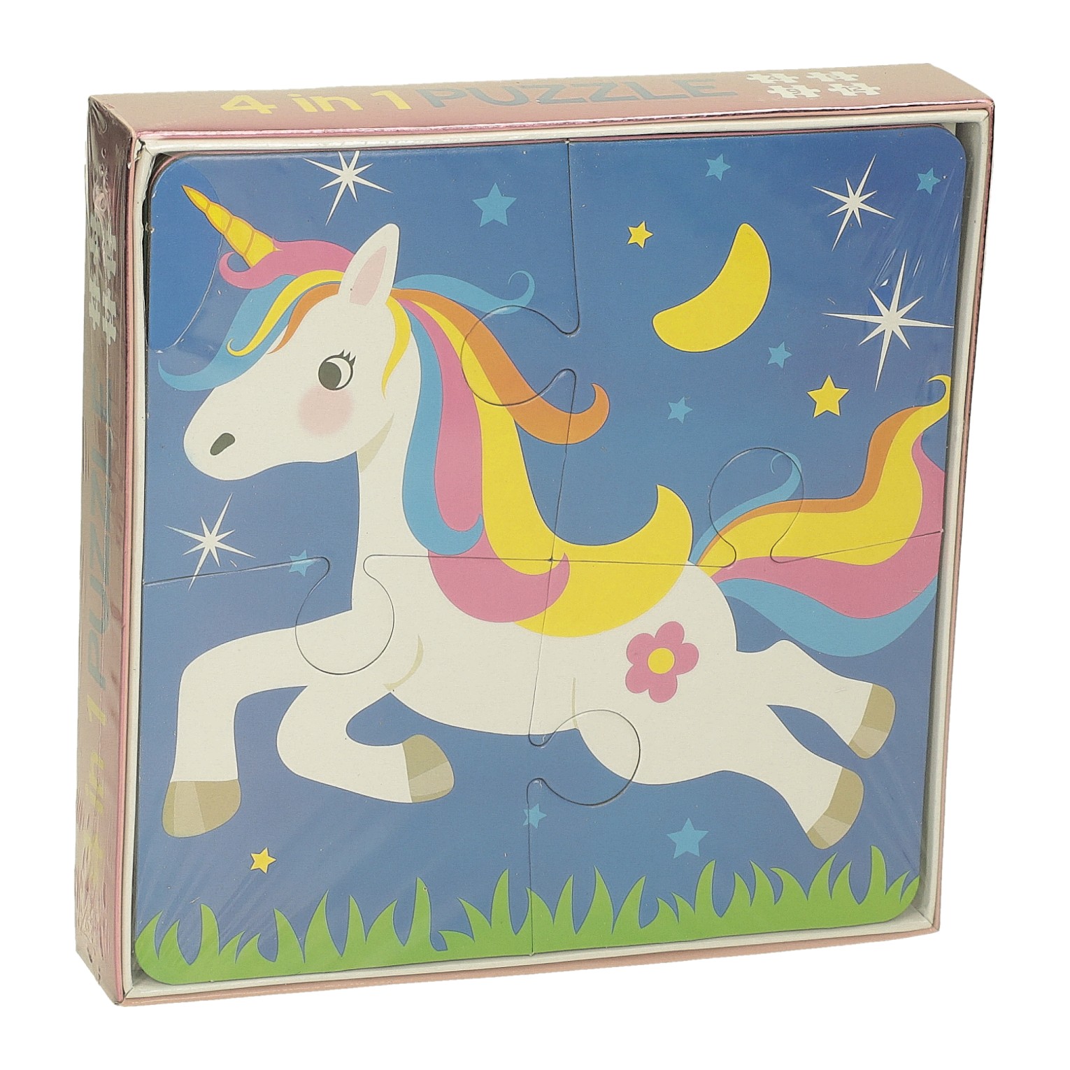 Puzzle 4 en 1 Licorne