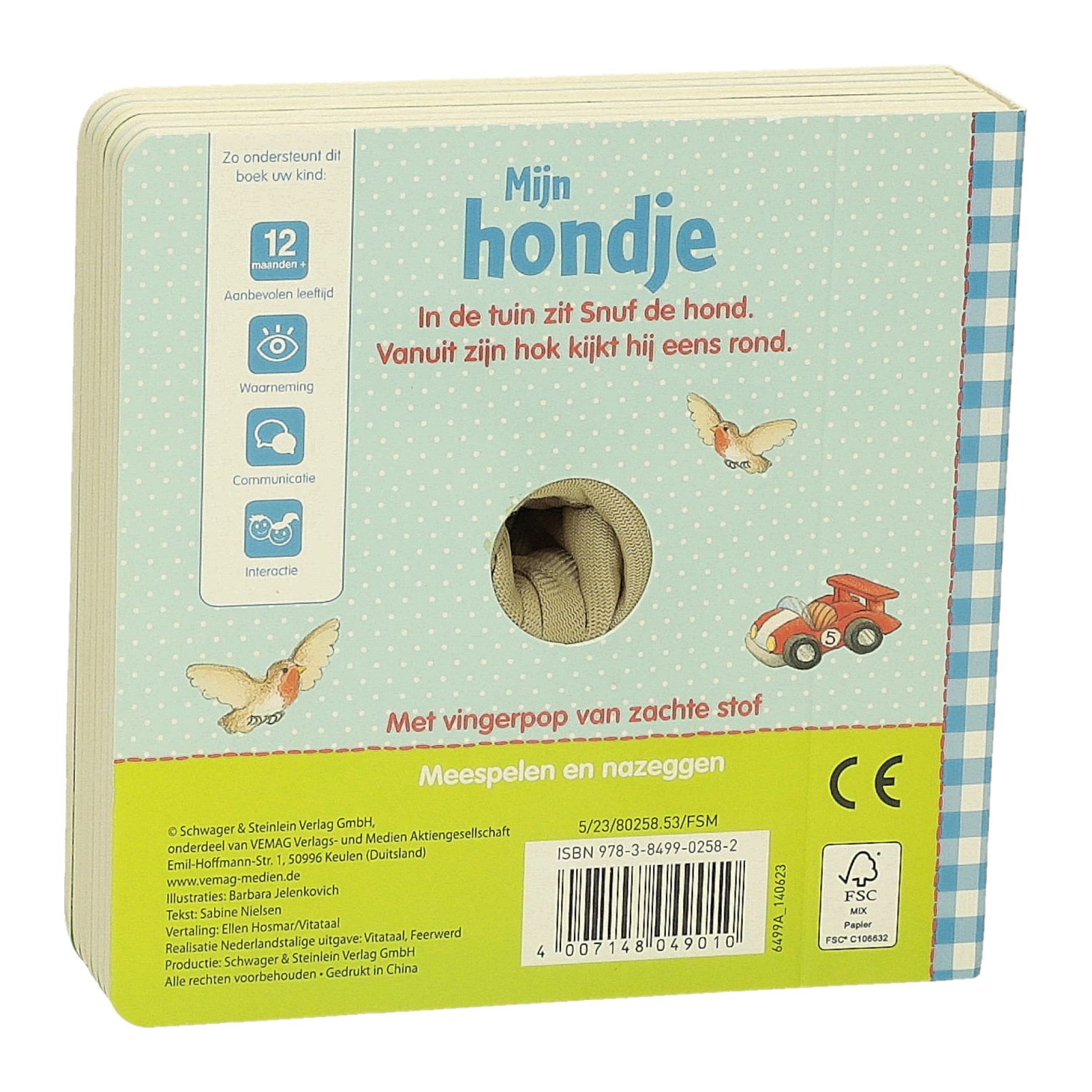 Vingerpop Boekje Mijn Hondje