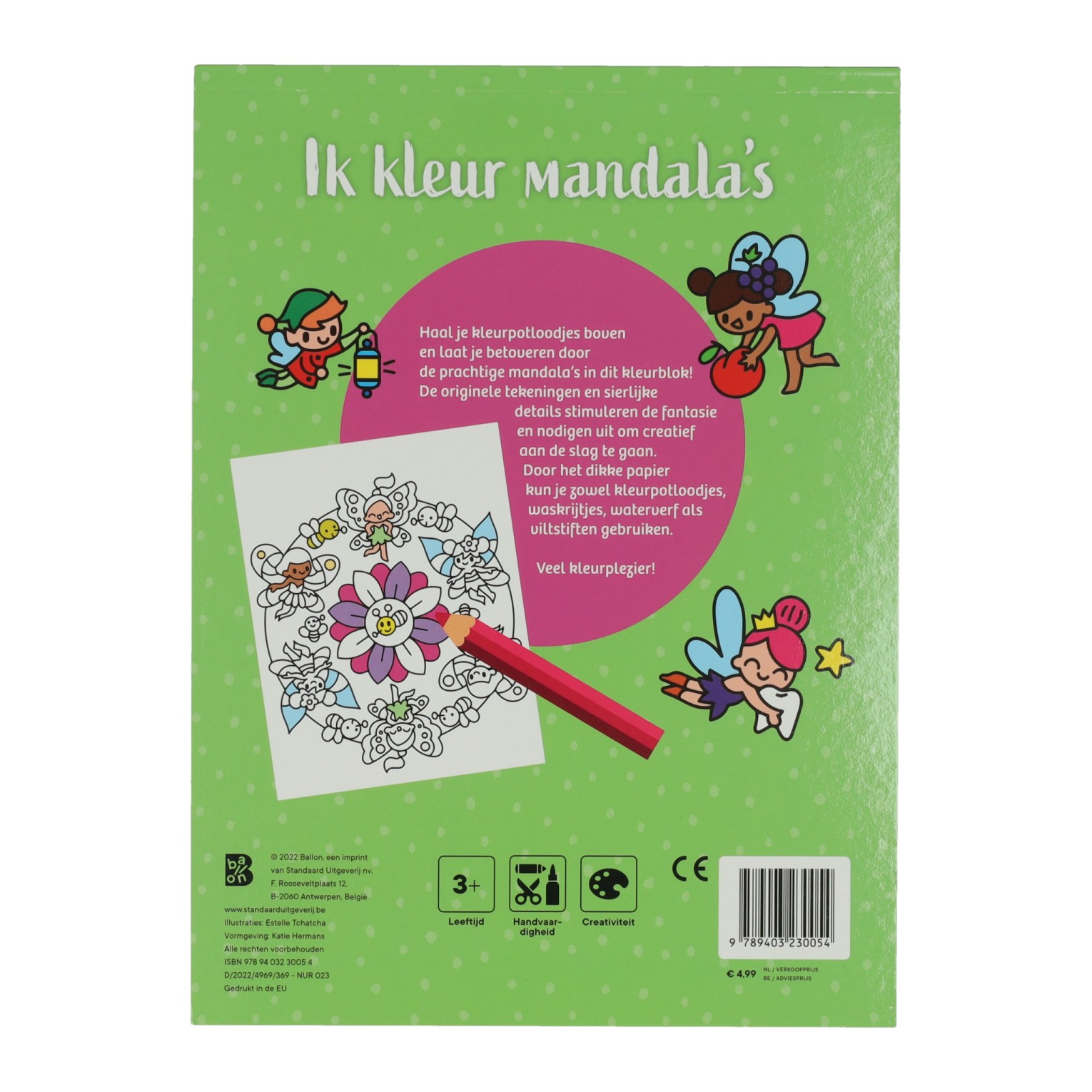 Mandala's Kleuren Elfen en Feeen Kleurboek