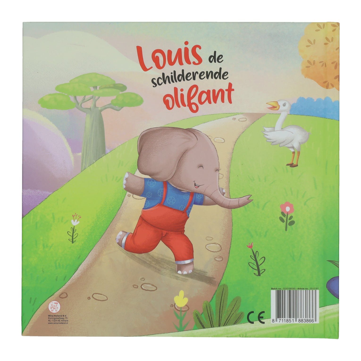 Prentenboek Groot - Louis de Schilderende Olifant