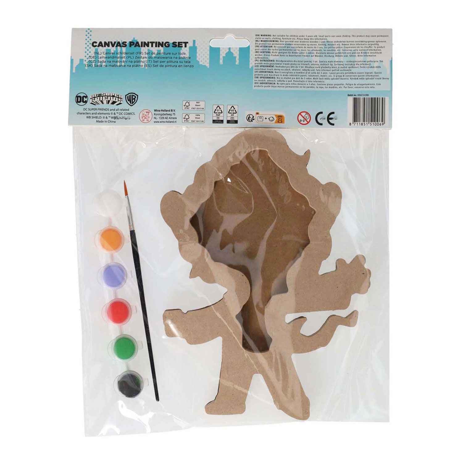 Leinwandbild DC Comics – Der Joker – inkl. Pinsel und 6 Farben