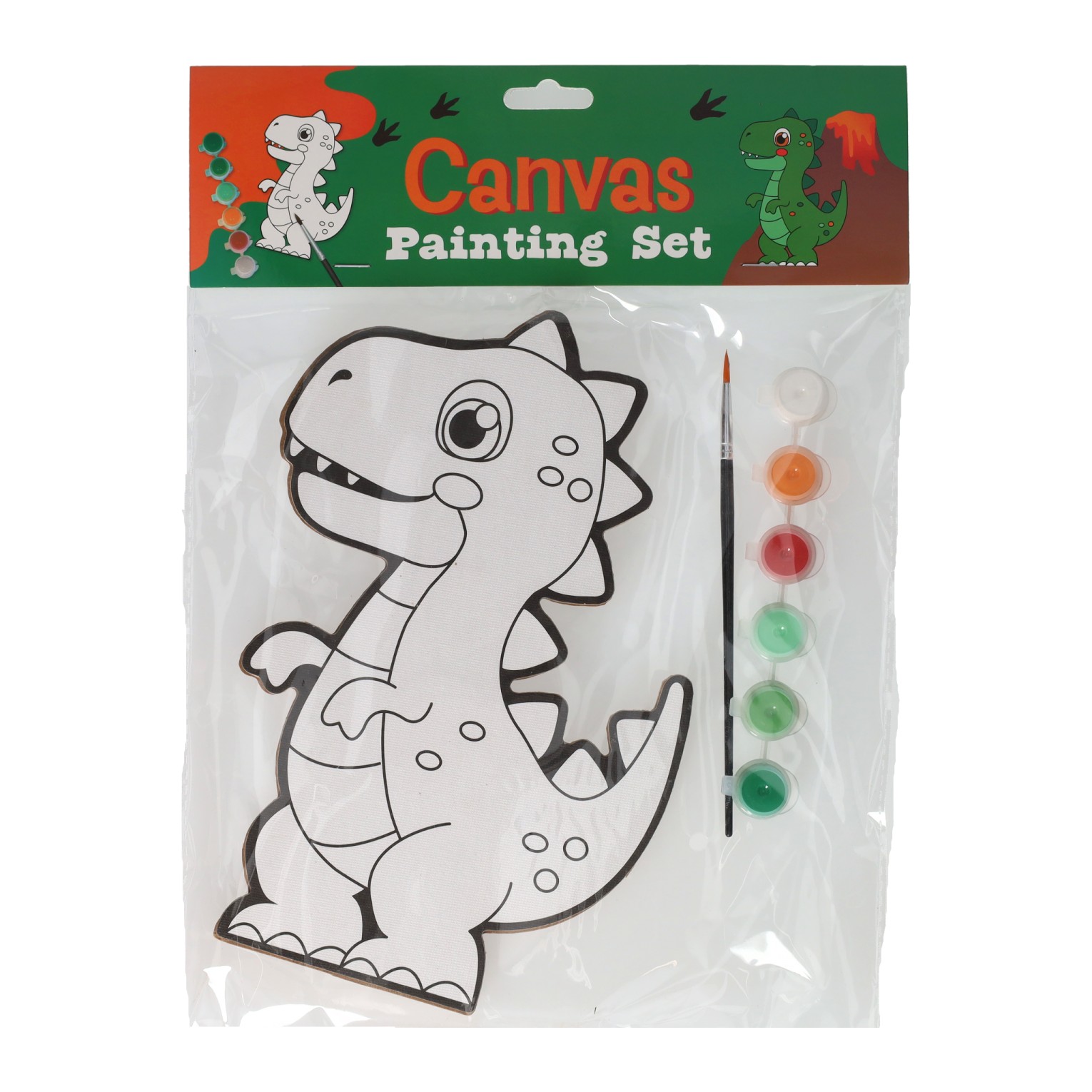 Figuur Canvas Schilderen - Dino