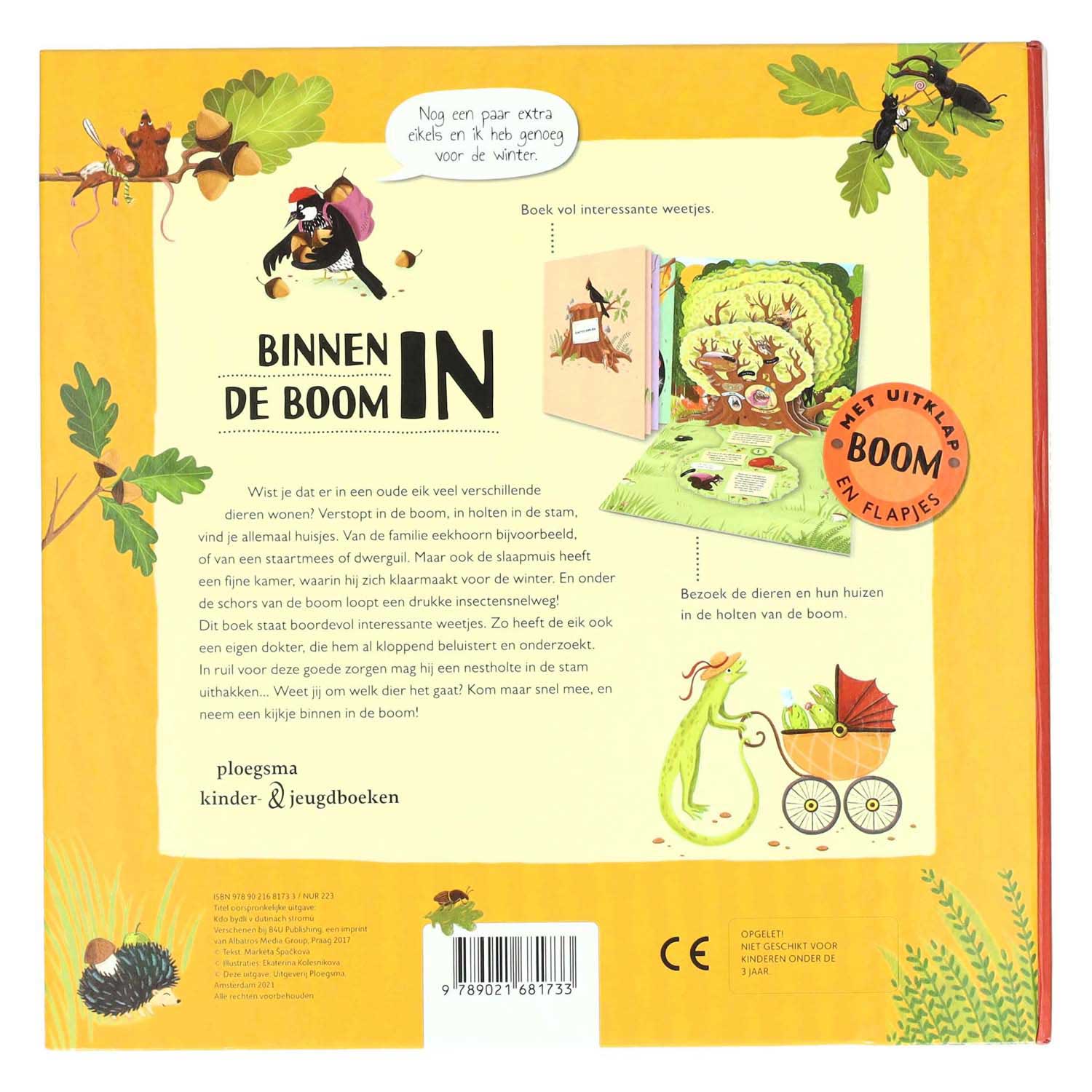 Livre à volets et à dépliants à l'intérieur de l'arbre
