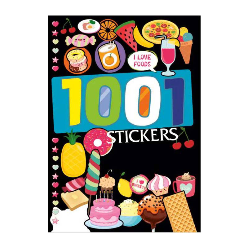 1001 Stickerboek Veel Lekkers