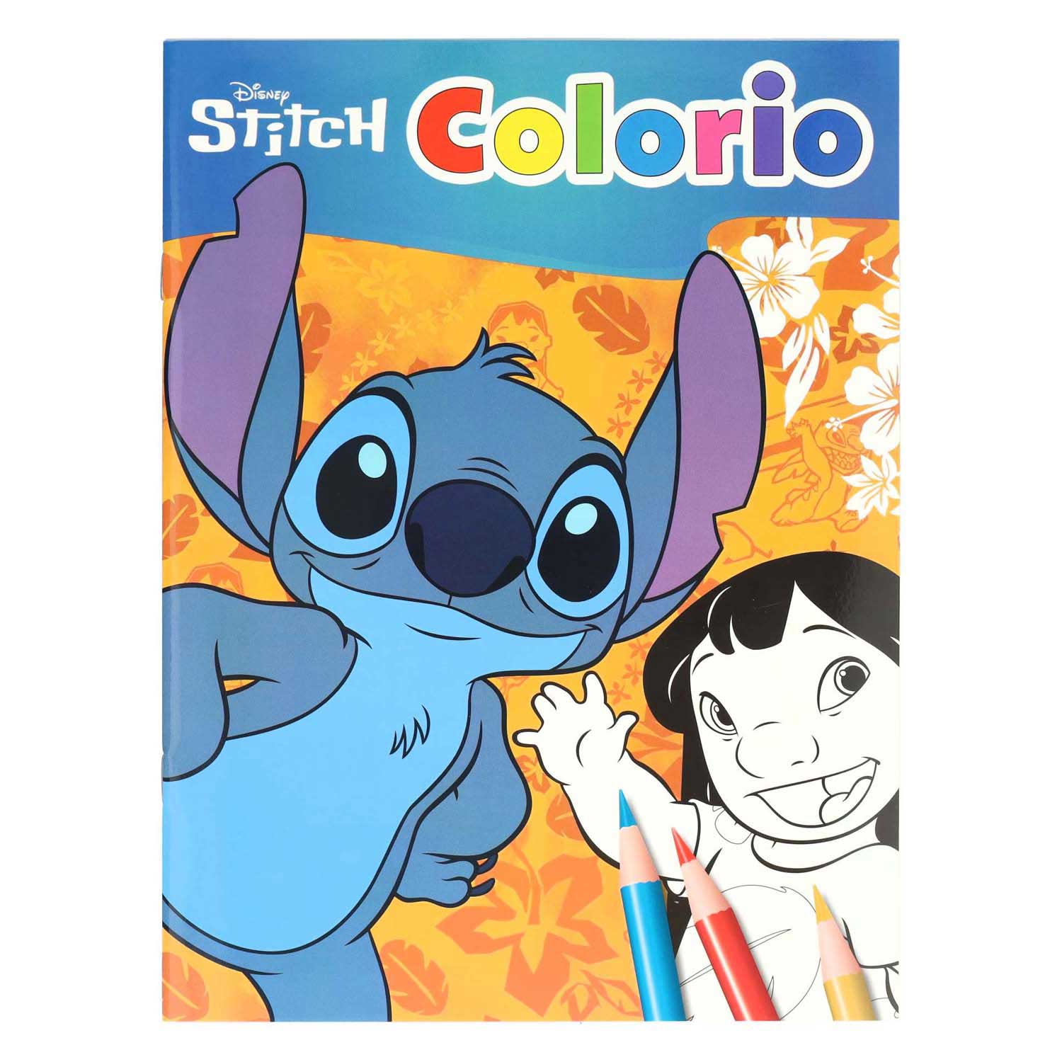 Stitch Colorio-Malbuch, 32 Seiten.