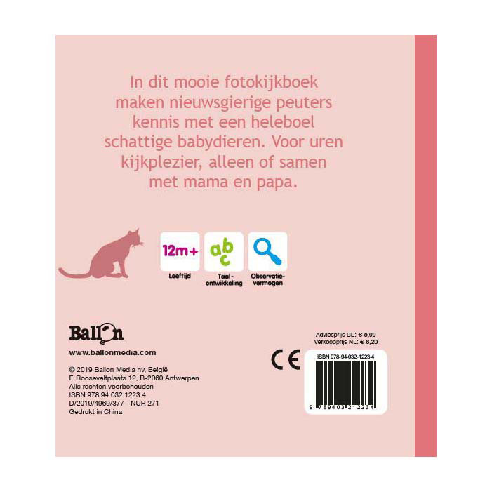Dierenvriendjes - Fotokijkboek Babydieren