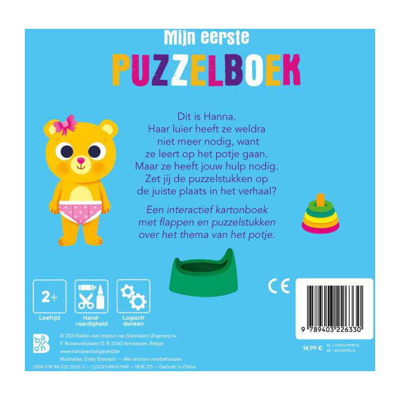 Puzzelboek - Op het potje