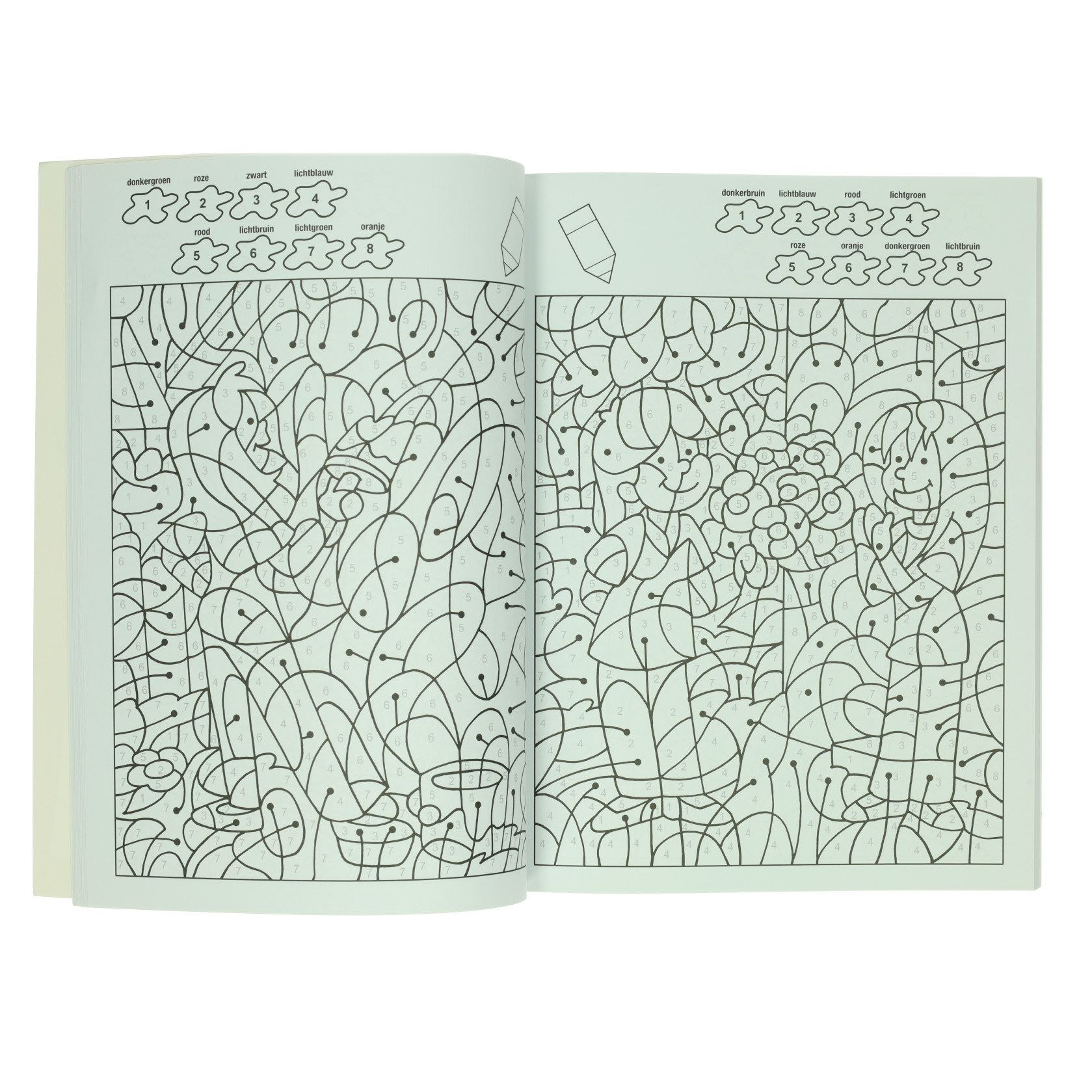 Coloriage par numéros - 128 surprises
