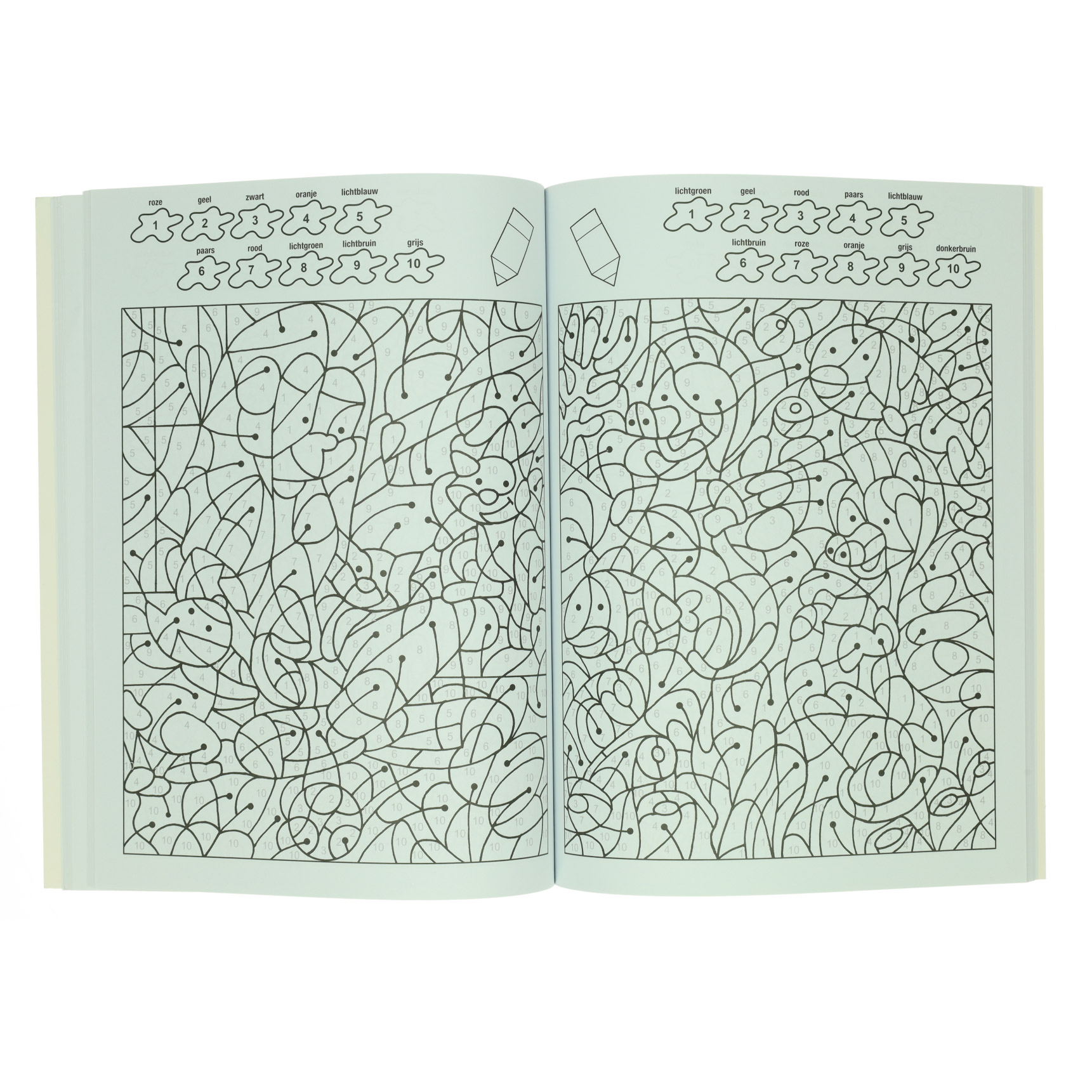 Coloriage par numéros - 128 surprises
