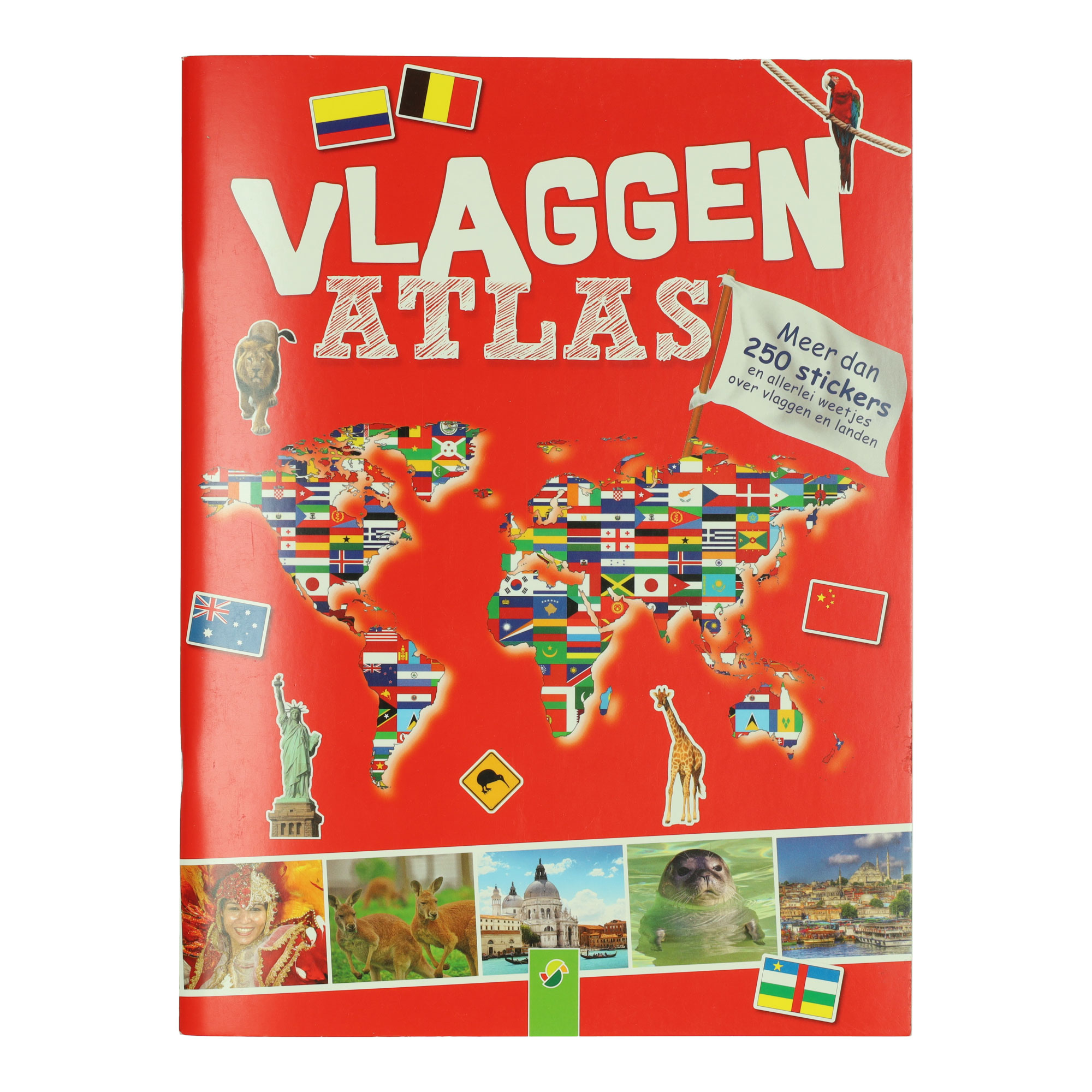 Atlas des drapeaux - 250 autocollants
