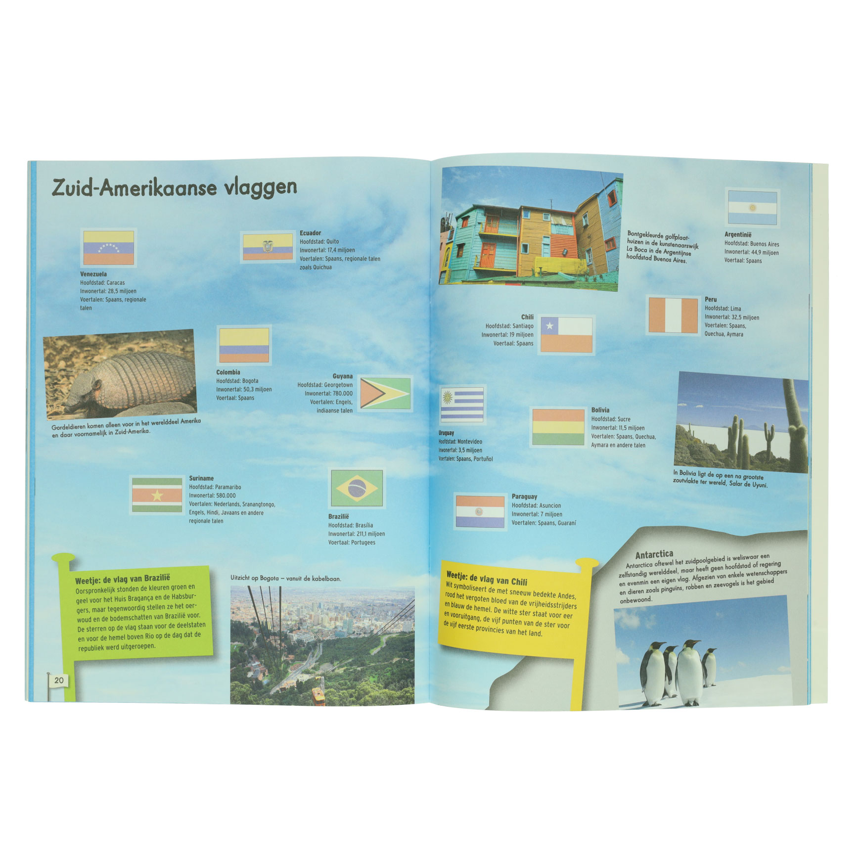 Atlas des drapeaux - 250 autocollants