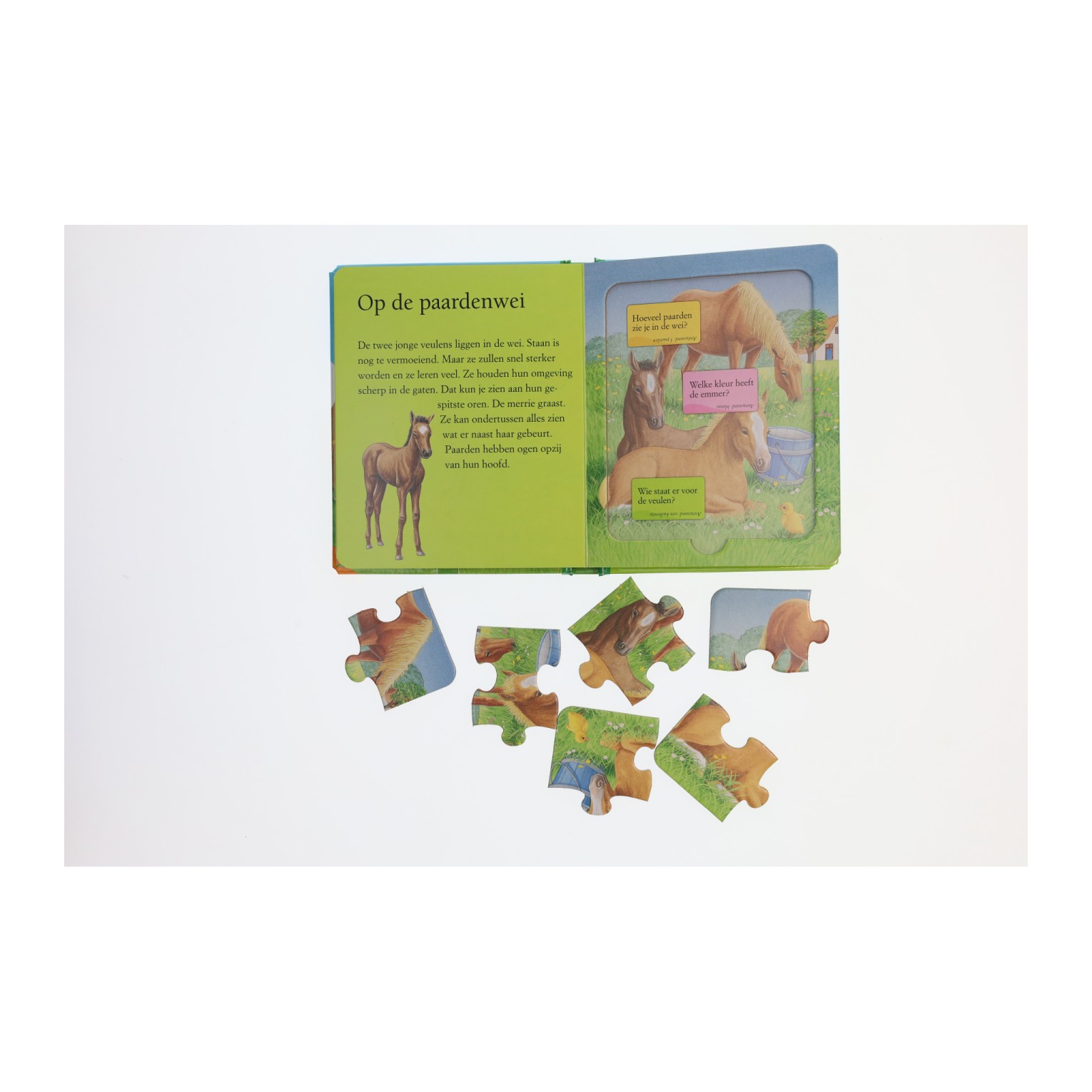 Livre de puzzles de la ferme - 5 puzzles
