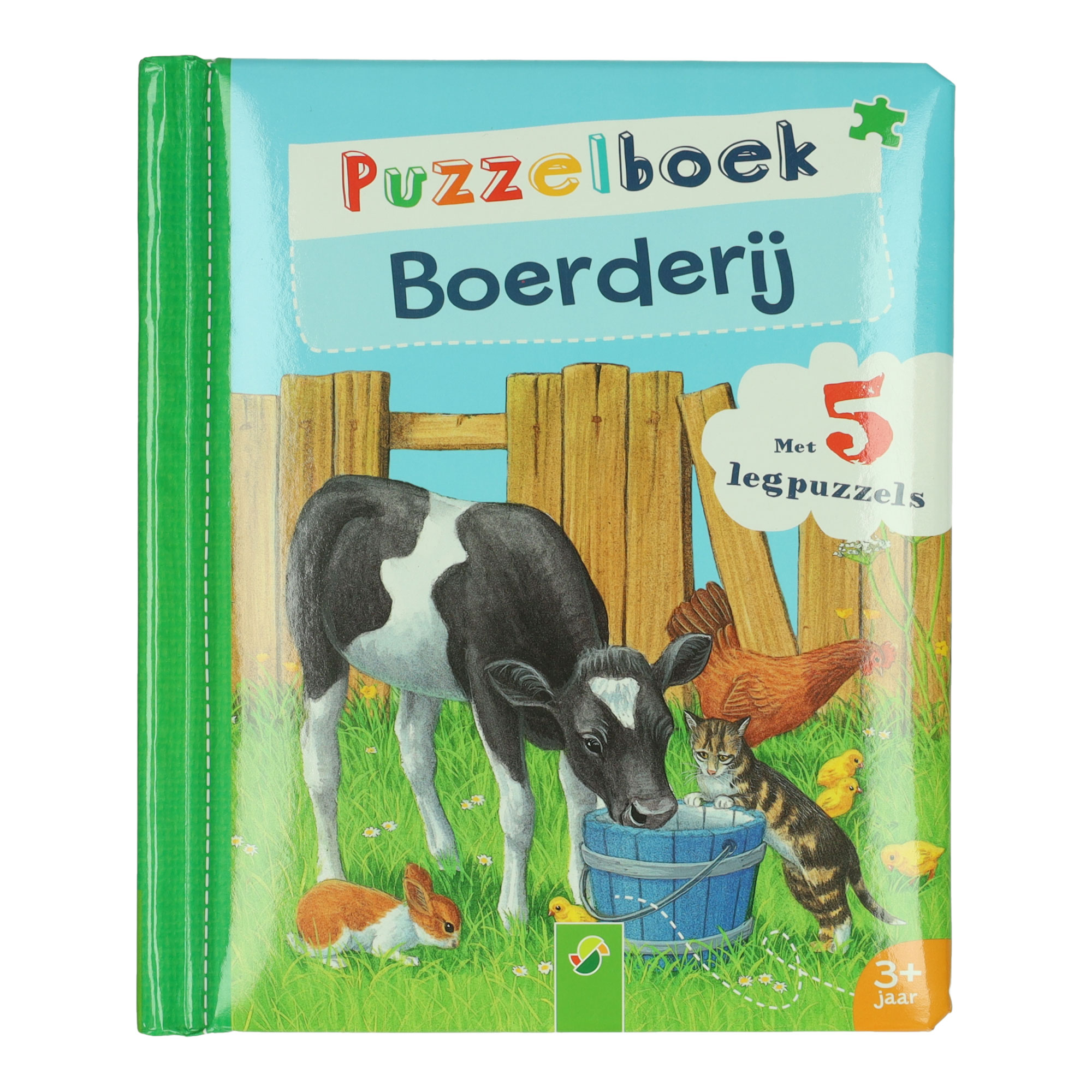 Livre de puzzles de la ferme - 5 puzzles