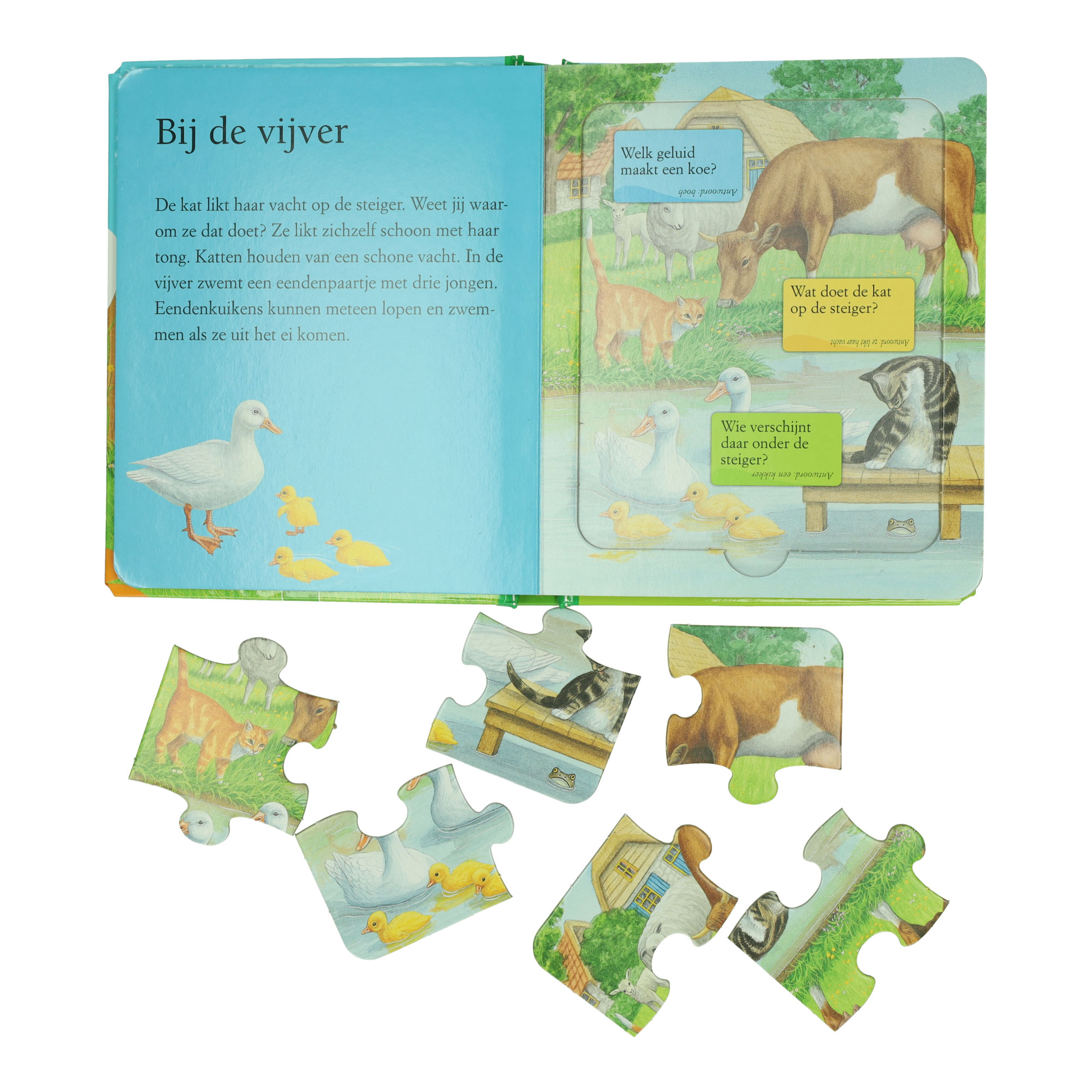 Livre de puzzles de la ferme - 5 puzzles