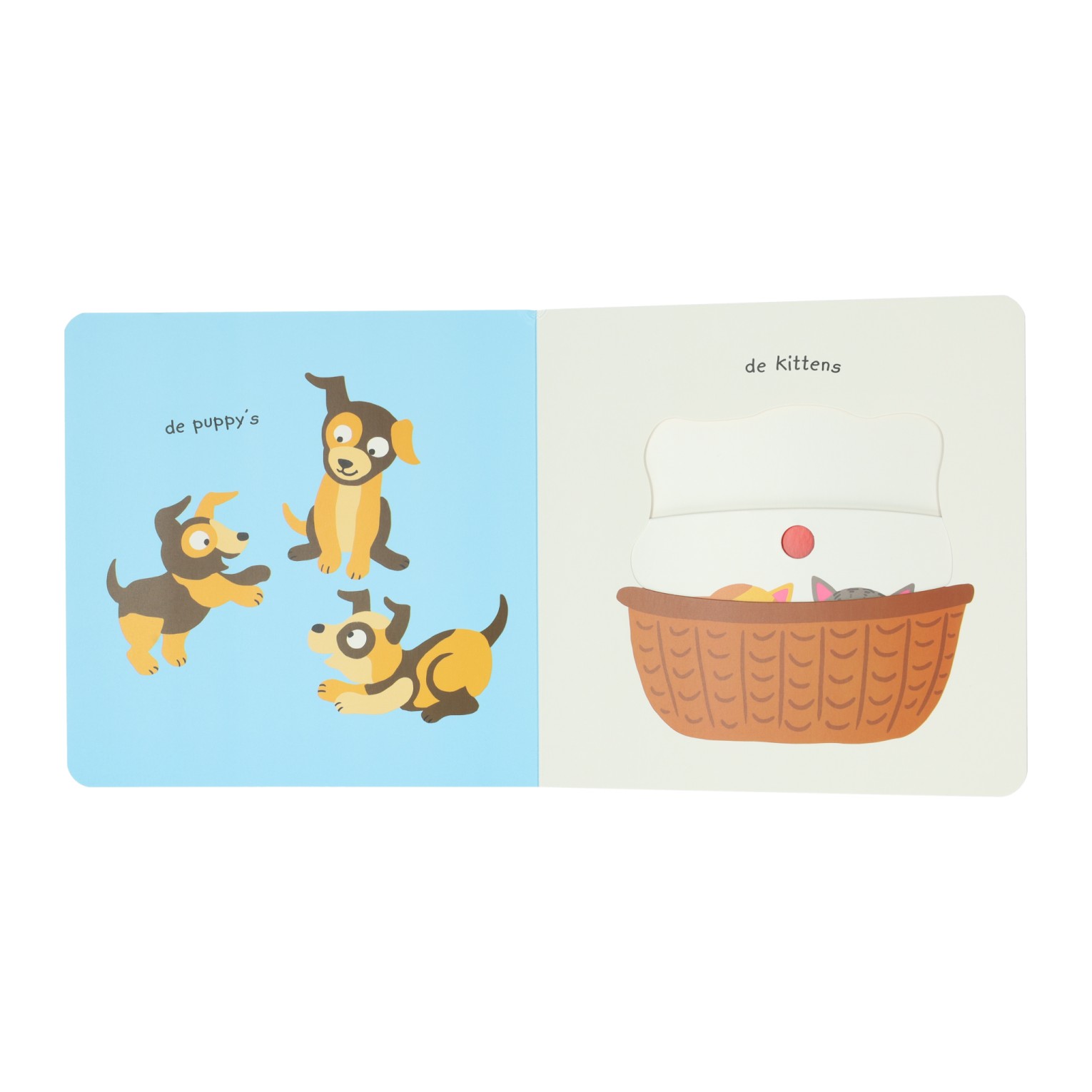 Livre coulissant en carton - Jouer et apprendre avec les jeunes animaux