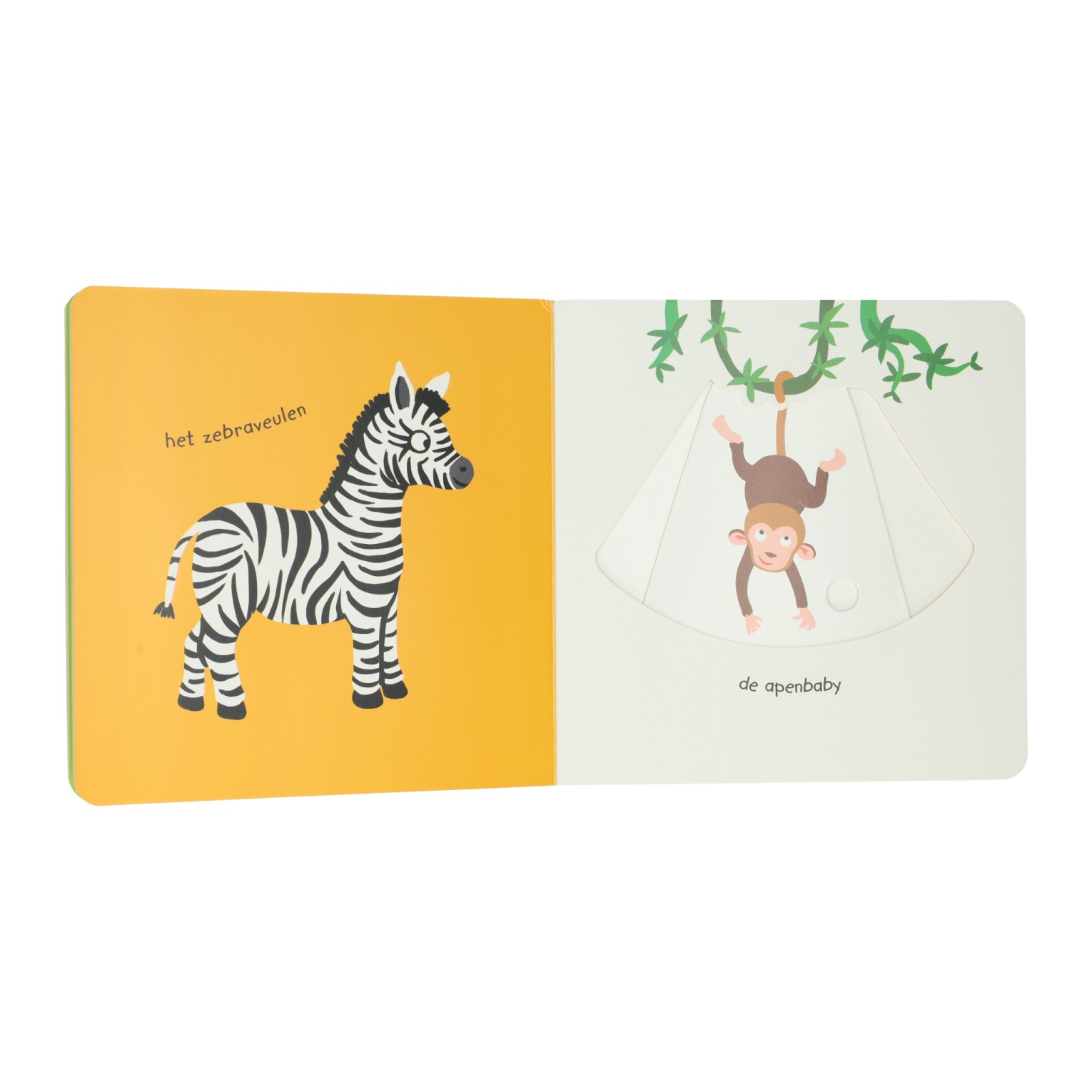 Livre coulissant en carton - Jouer et apprendre avec les jeunes animaux