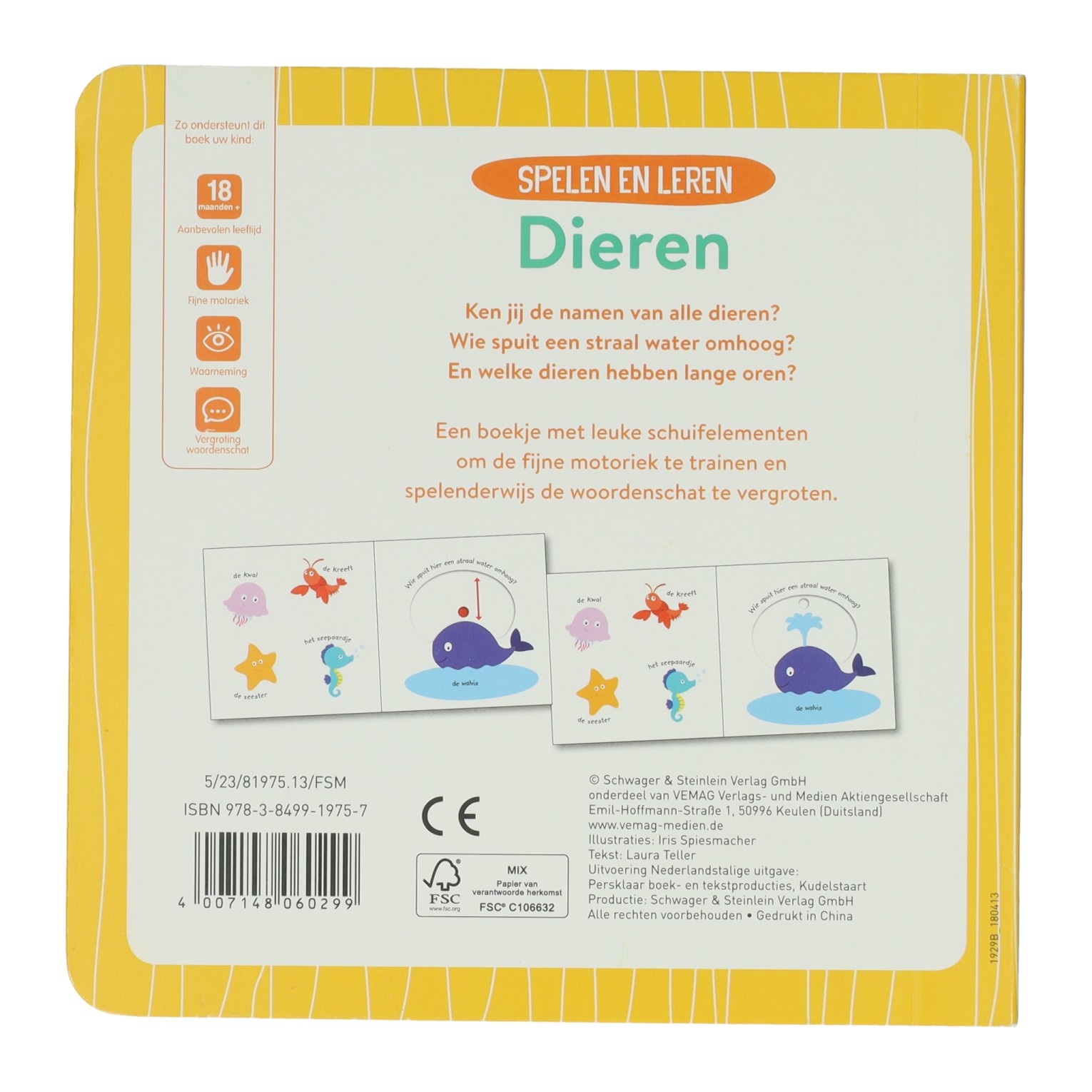 Livre coulissant en carton - Jouer et apprendre les animaux