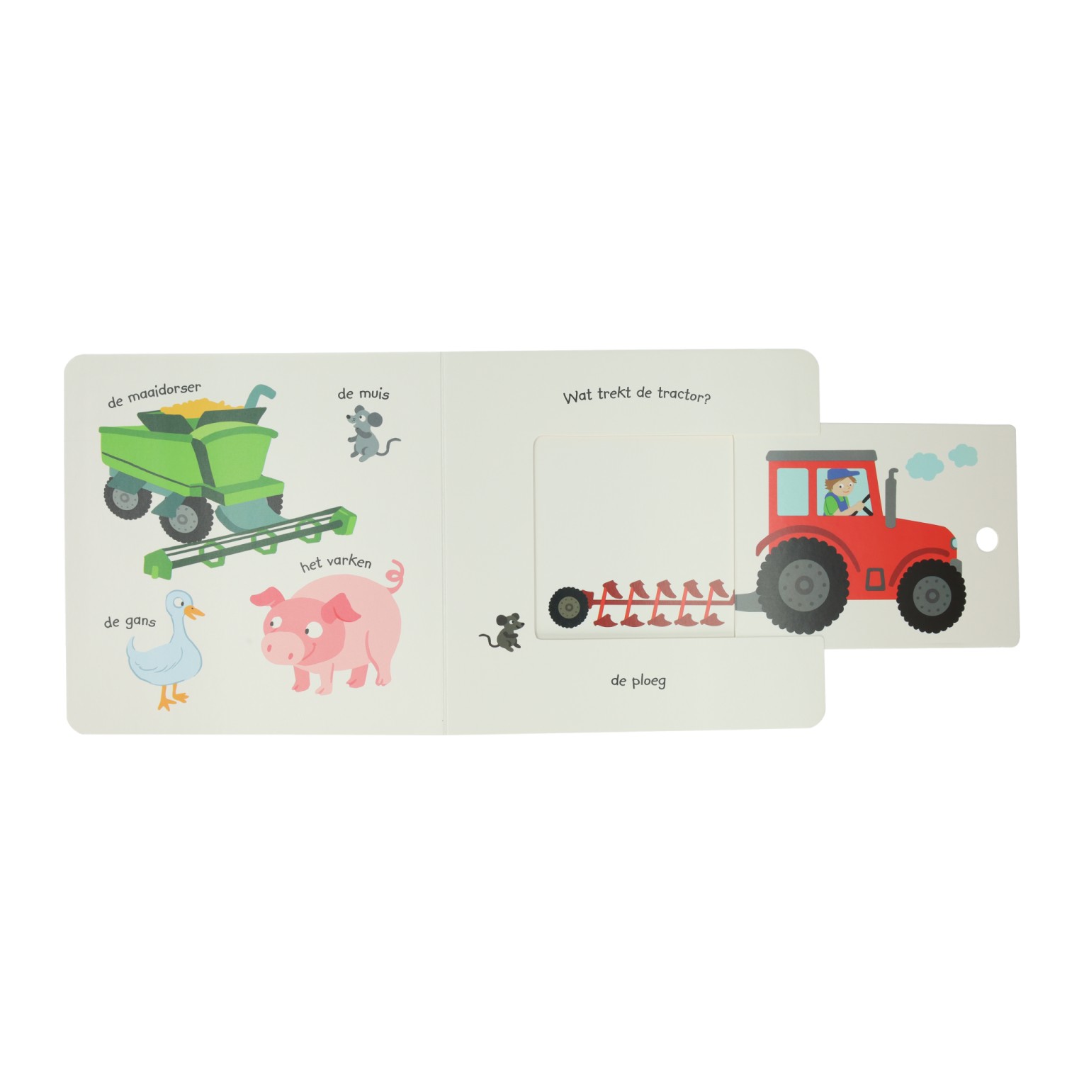 Livre coulissant en carton - Jouer et apprendre à la ferme