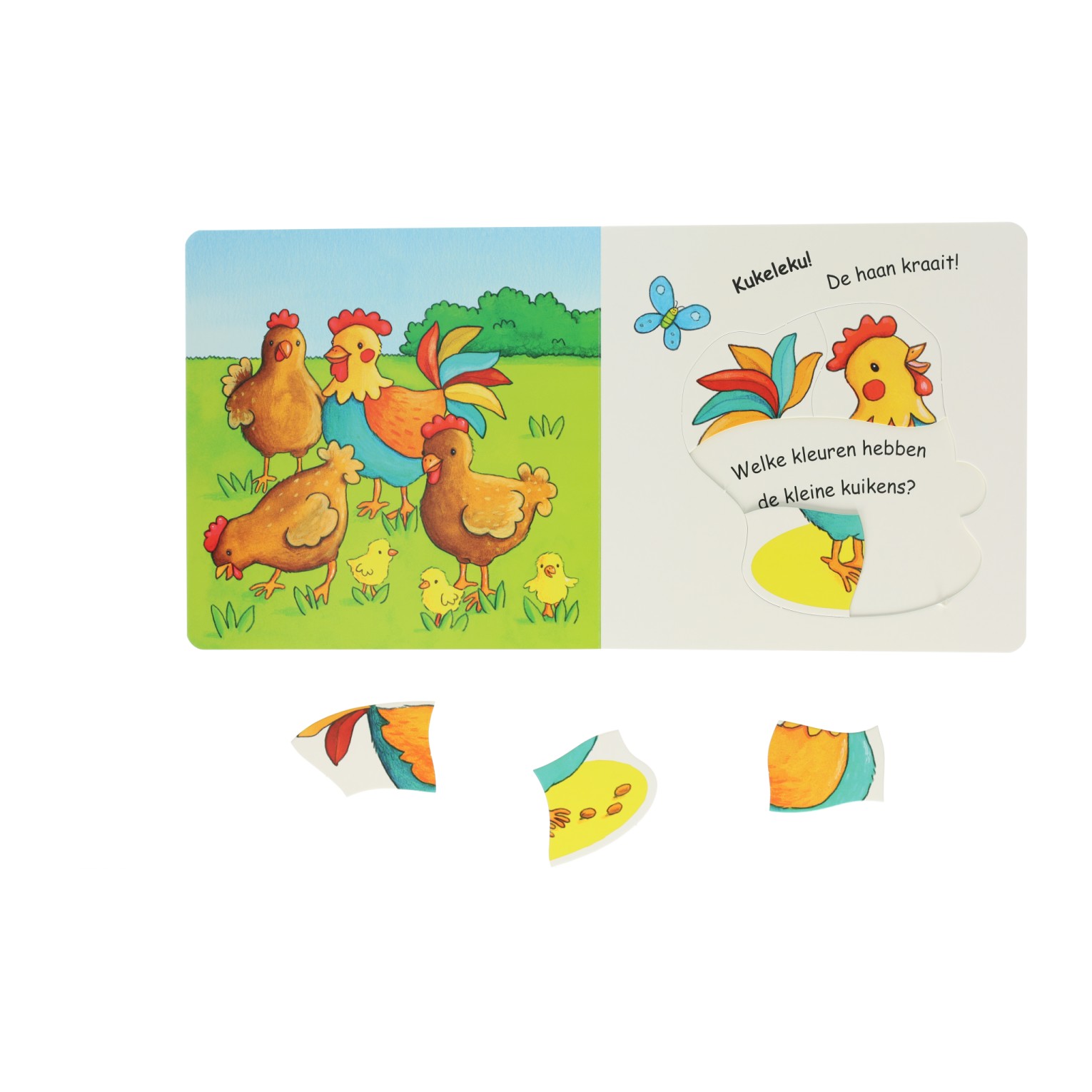 Livre de puzzles Animaux - 4 puzzles