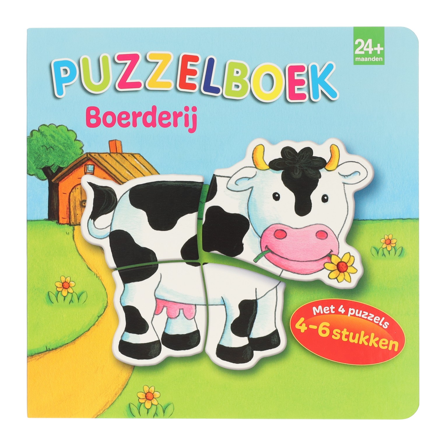 Puzzelboek Boerderij - 4 Puzzels