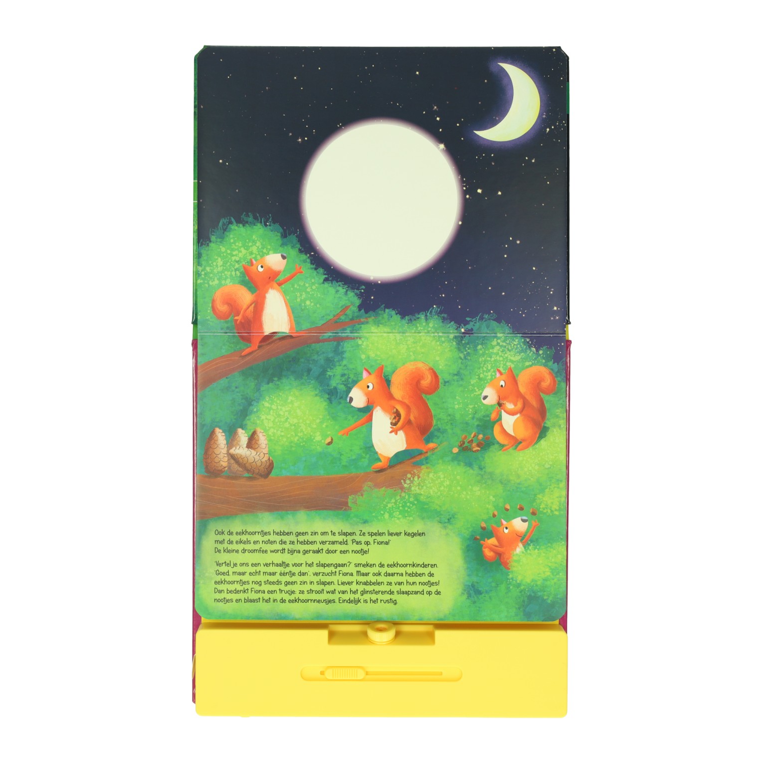 Mon livre projecteur Fiona dans le sable endormi