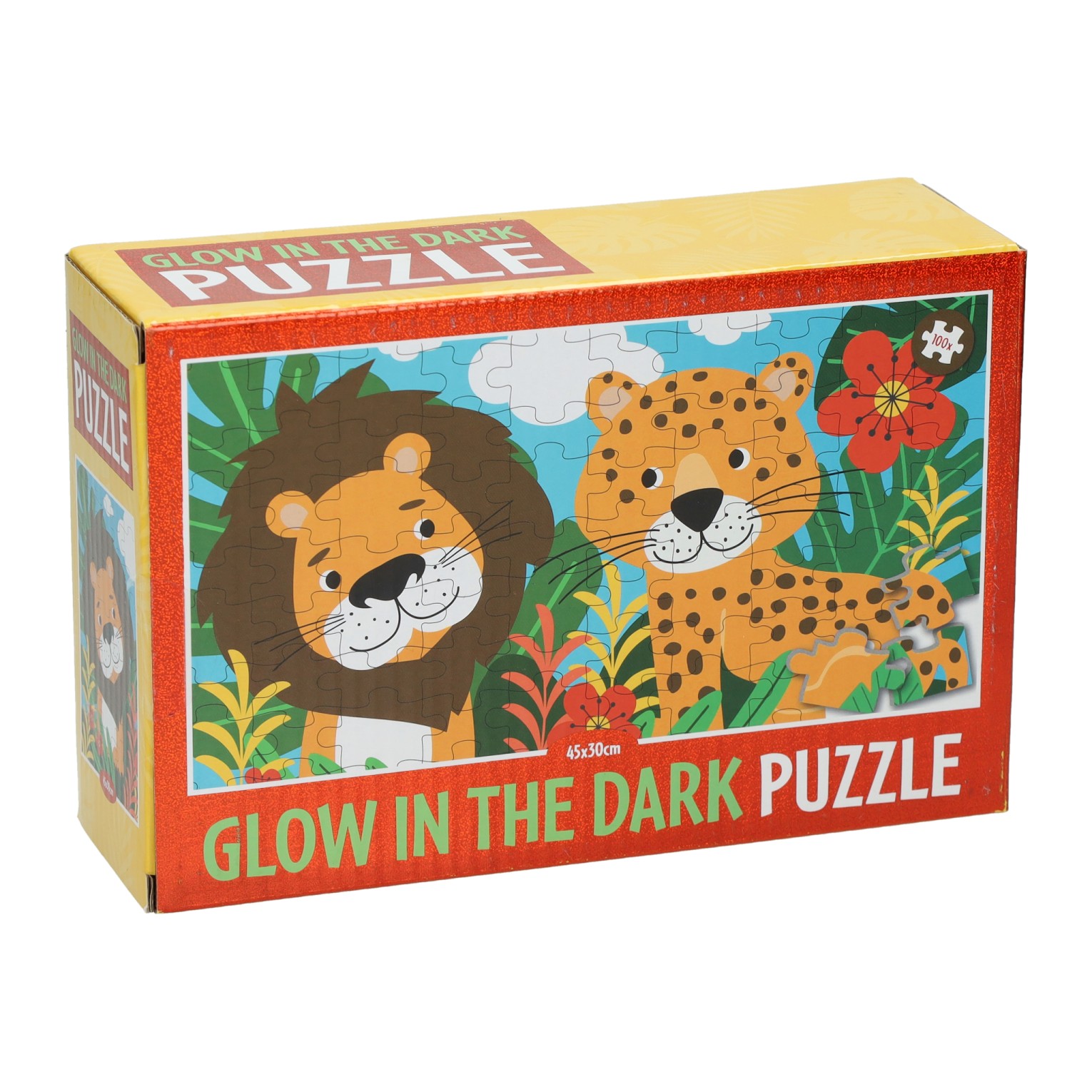 Glow in the Dark Puzzel Jungle, 100st.