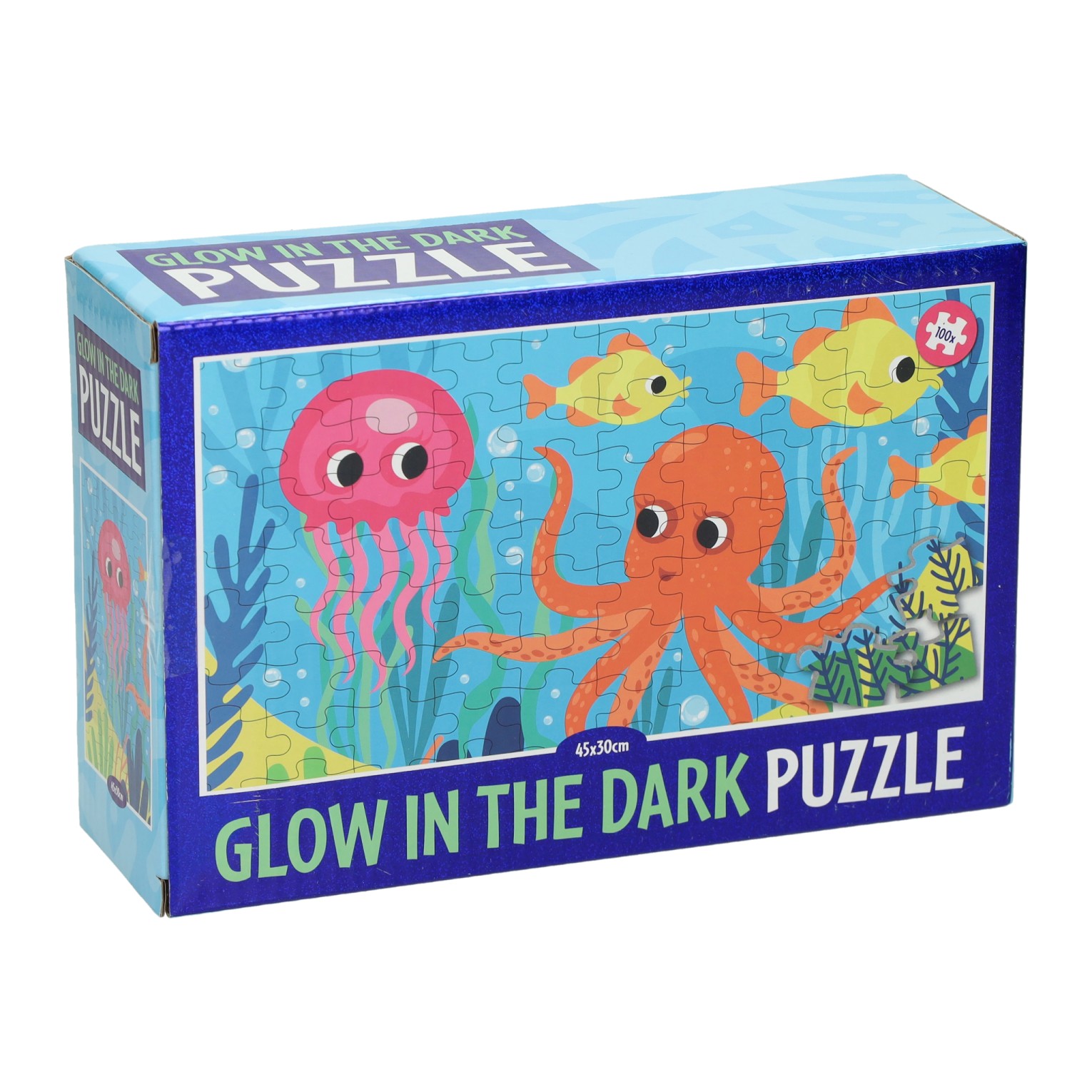 Glow in the Dark Puzzel Onderwaterwereld, 100st.