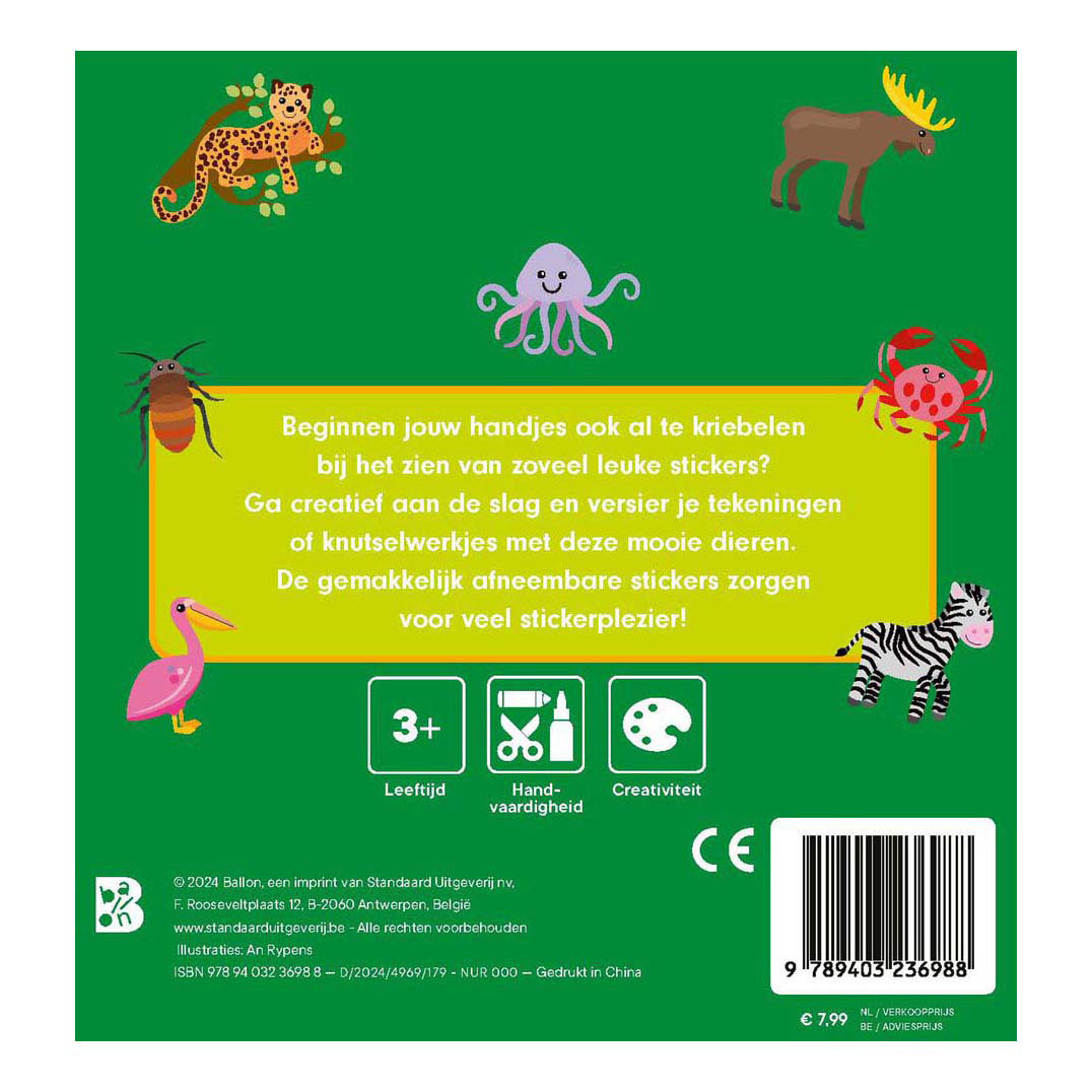 Animaux sauvages - 200 autocollants