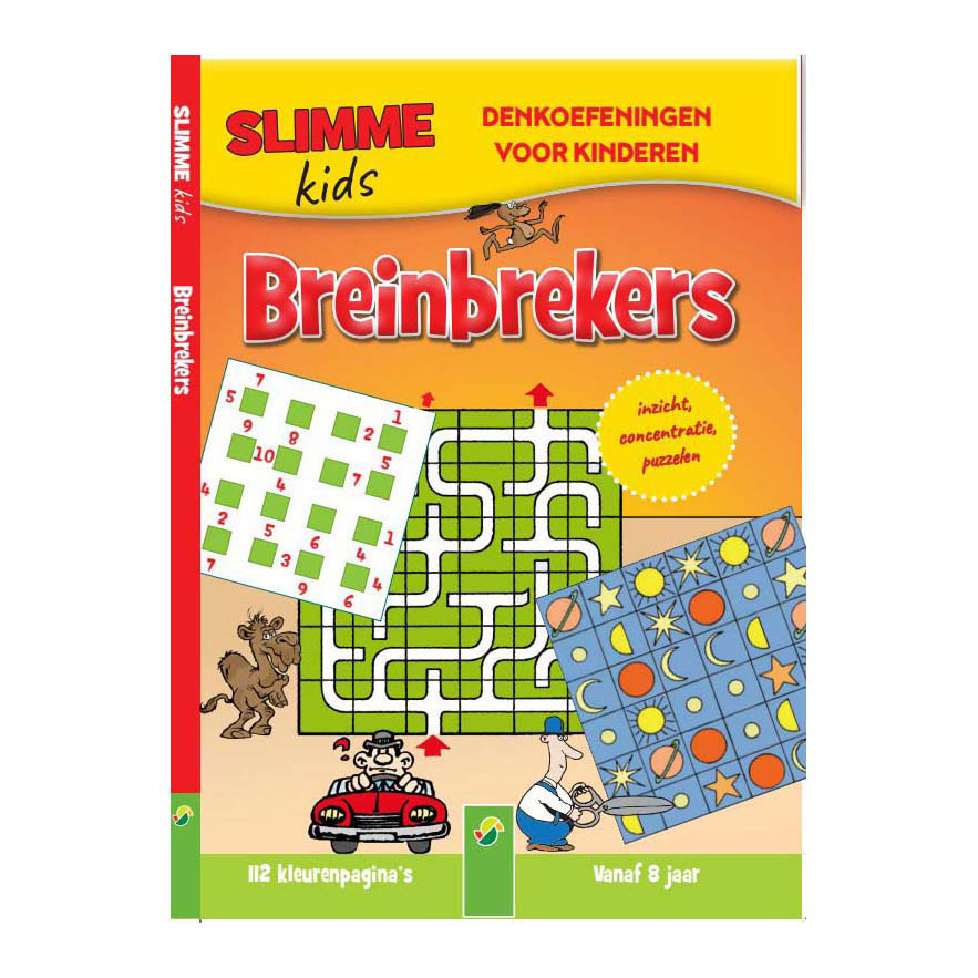 Slimme Kids Breinbrekers 112 Kleurpagina's - Vanaf 8 Jaar