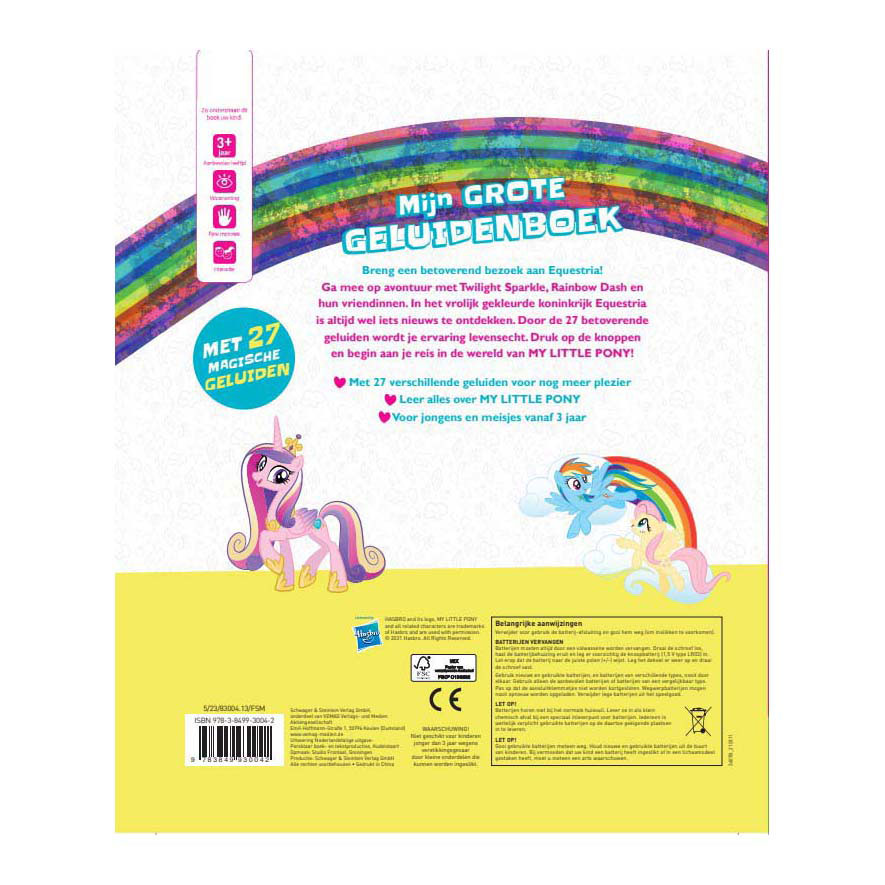 Mijn Grote Geluidenboek My Little Pony - met 27 Geluiden