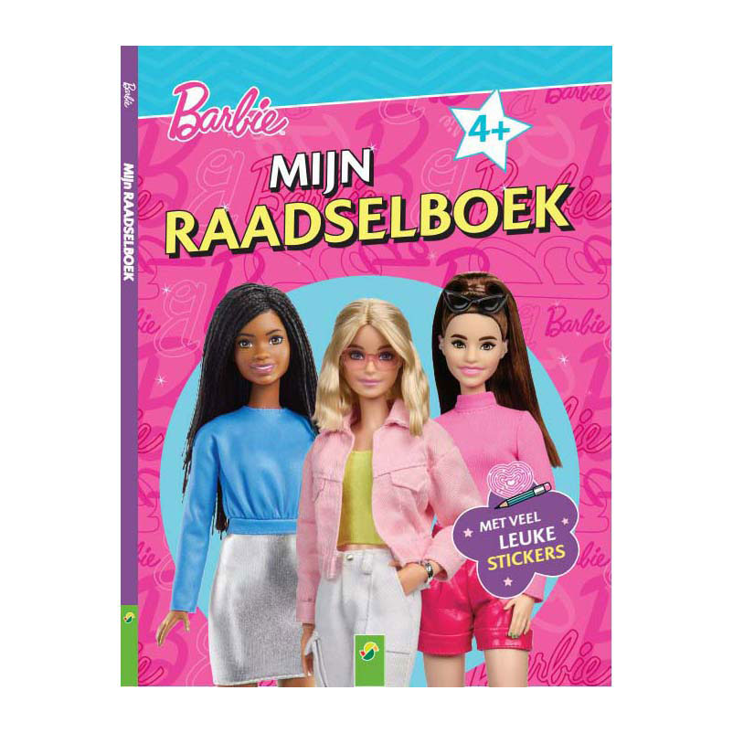 Mijn Raadselboek met Stickers - Barbie