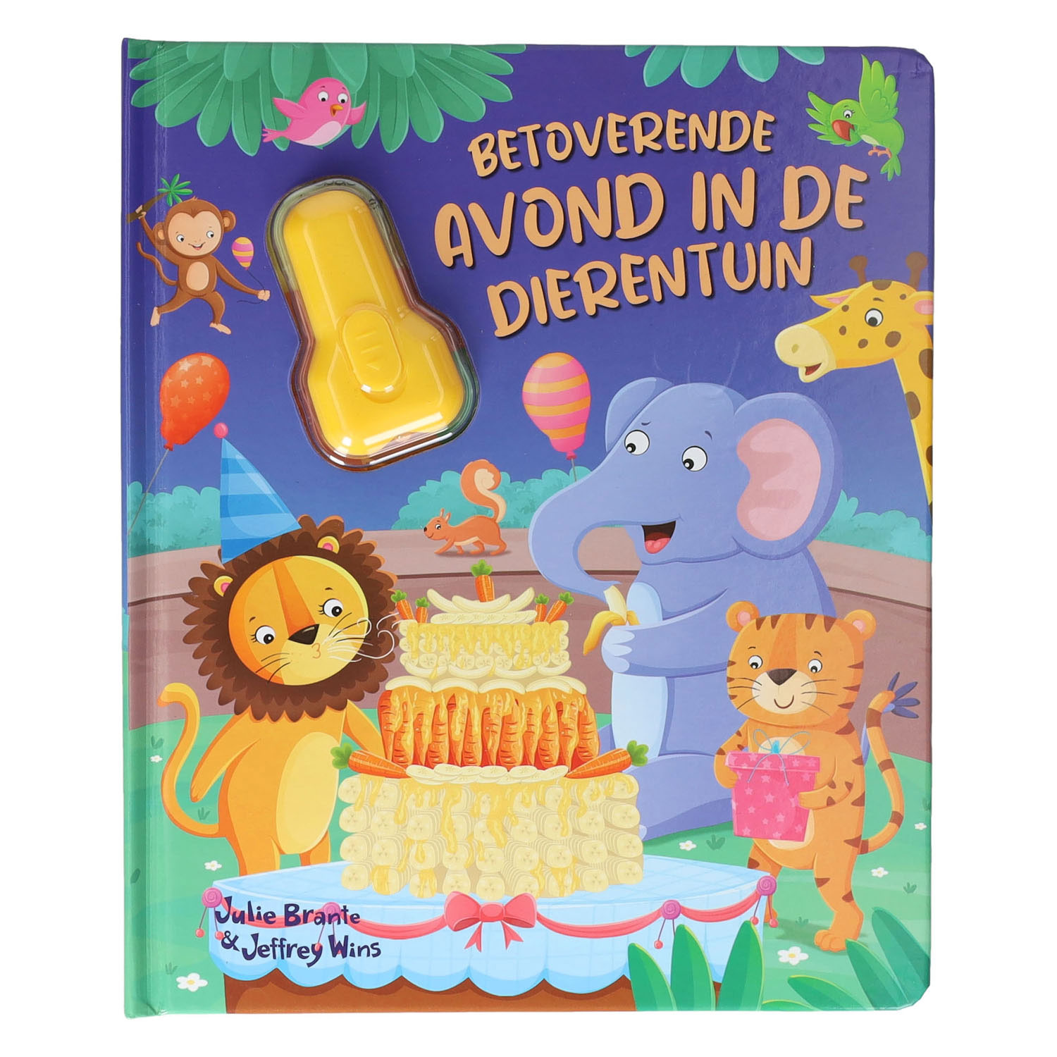 Livre cartonné avec lampe torche Zoo - 3 ans