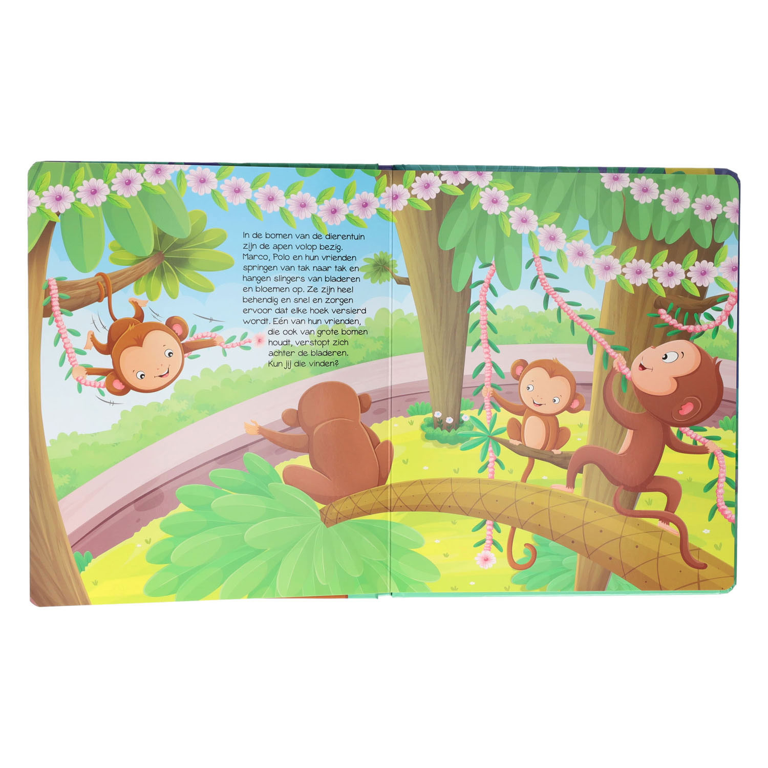 Livre cartonné avec lampe torche Zoo - 3 ans