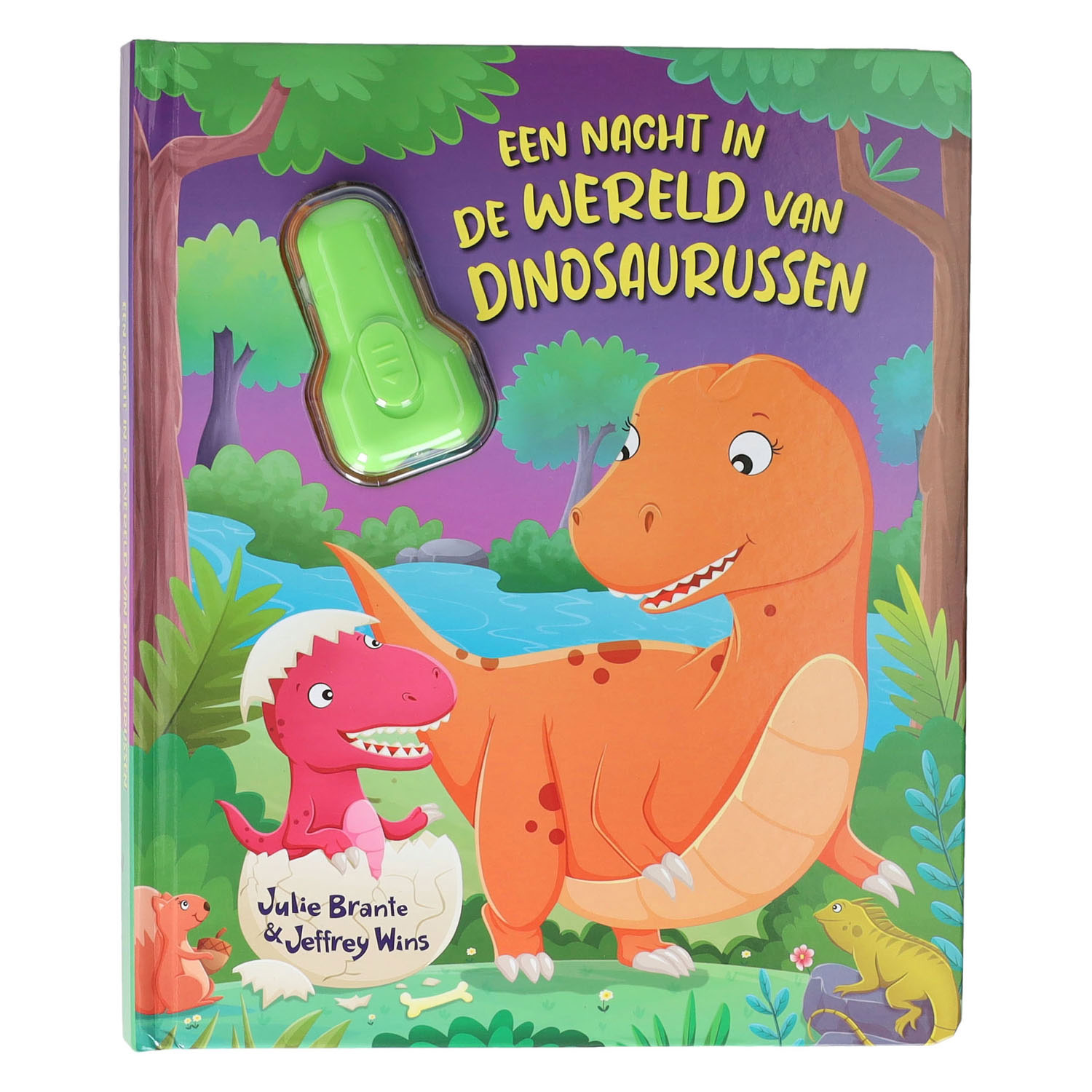 Kartonboek met Zaklamp Dinosaurus - 3jr.