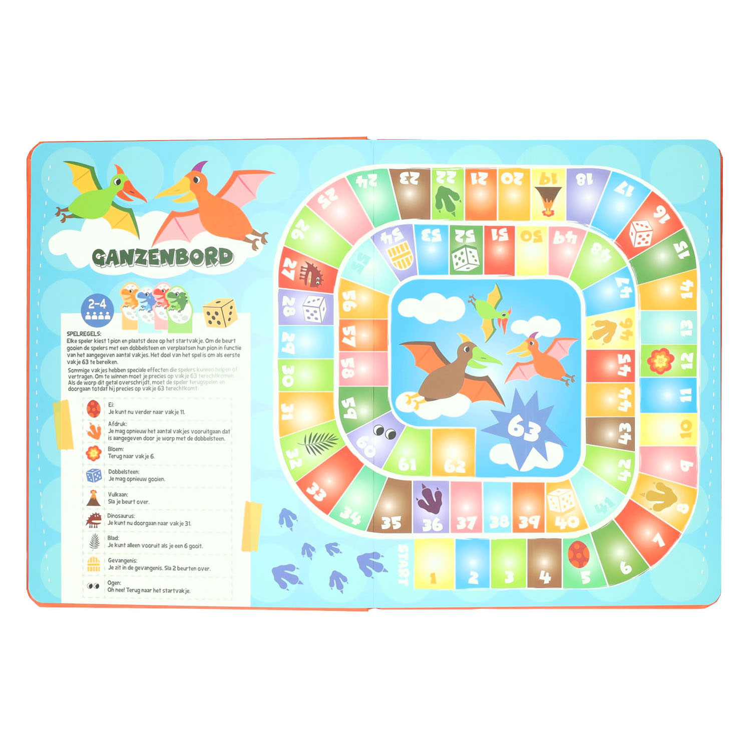 Livre de jeux de société : 8 jeux de dinosaures - 3 ans