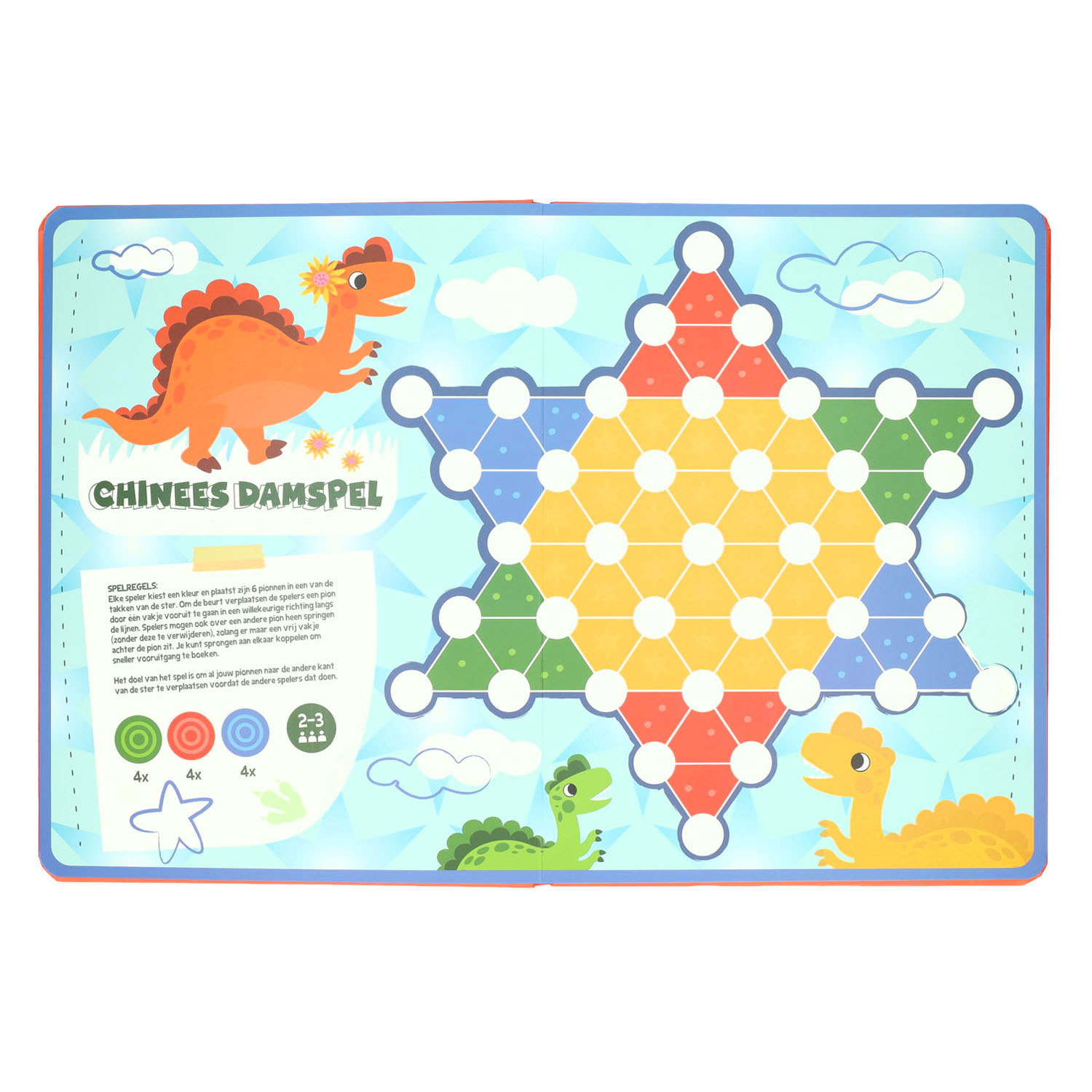 Livre de jeux de société : 8 jeux de dinosaures - 3 ans