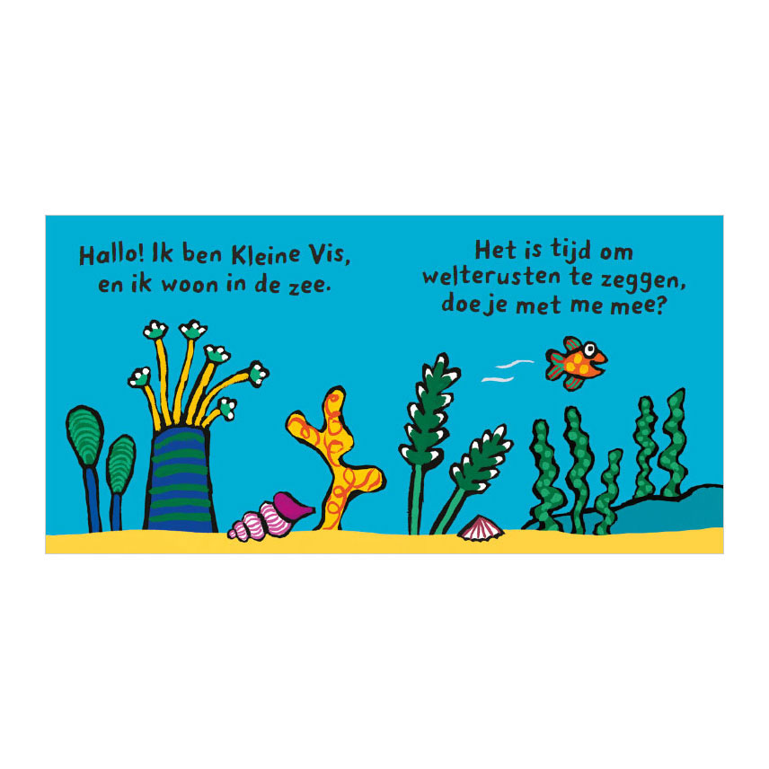 Livre cartonné Bonne nuit petit poisson