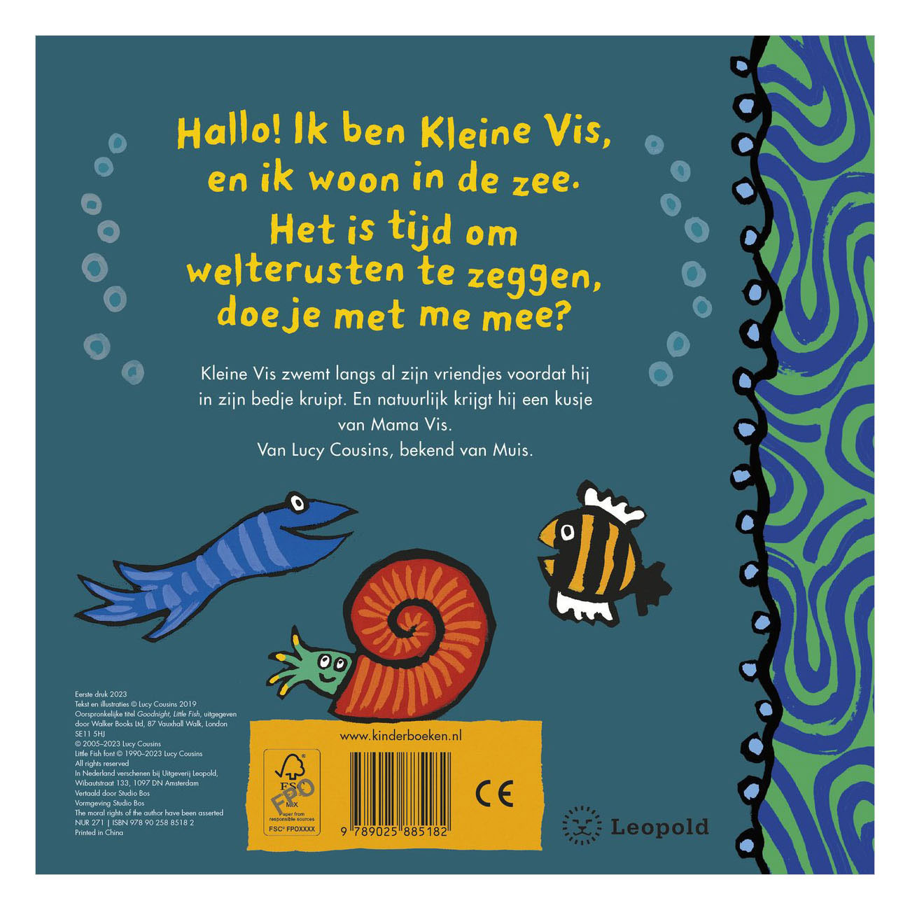 Livre cartonné Bonne nuit petit poisson