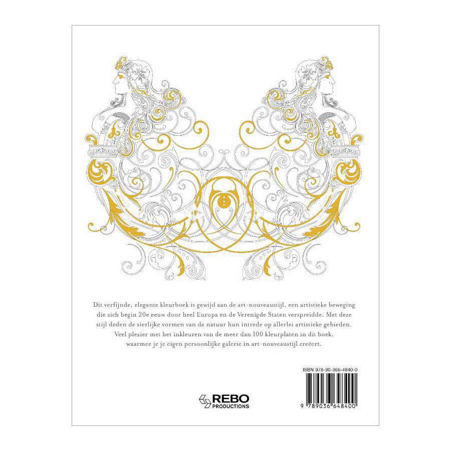 Art Nouveau - Livre de coloriage